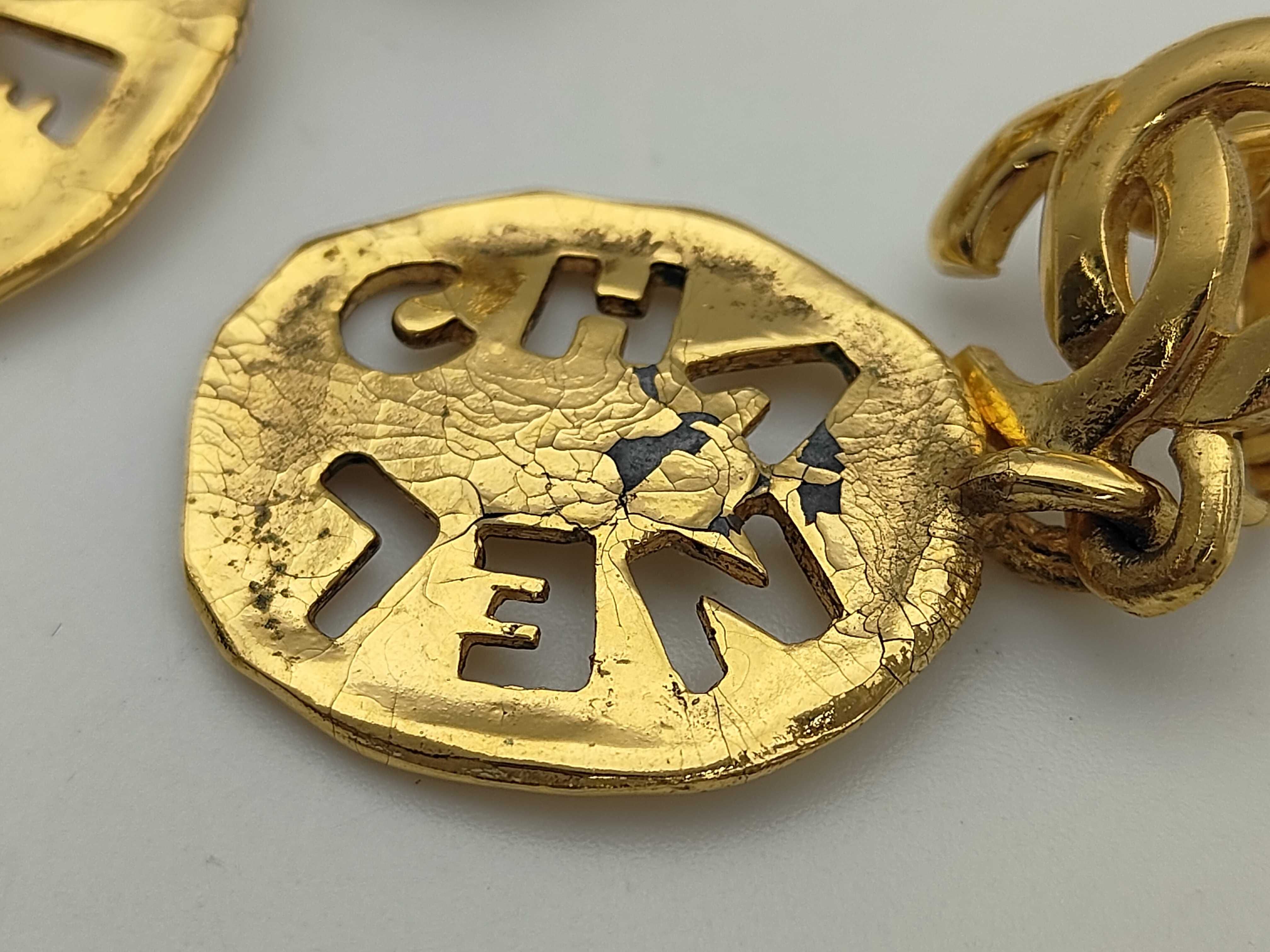 Coco Vintage Plate Earrings — view 6
