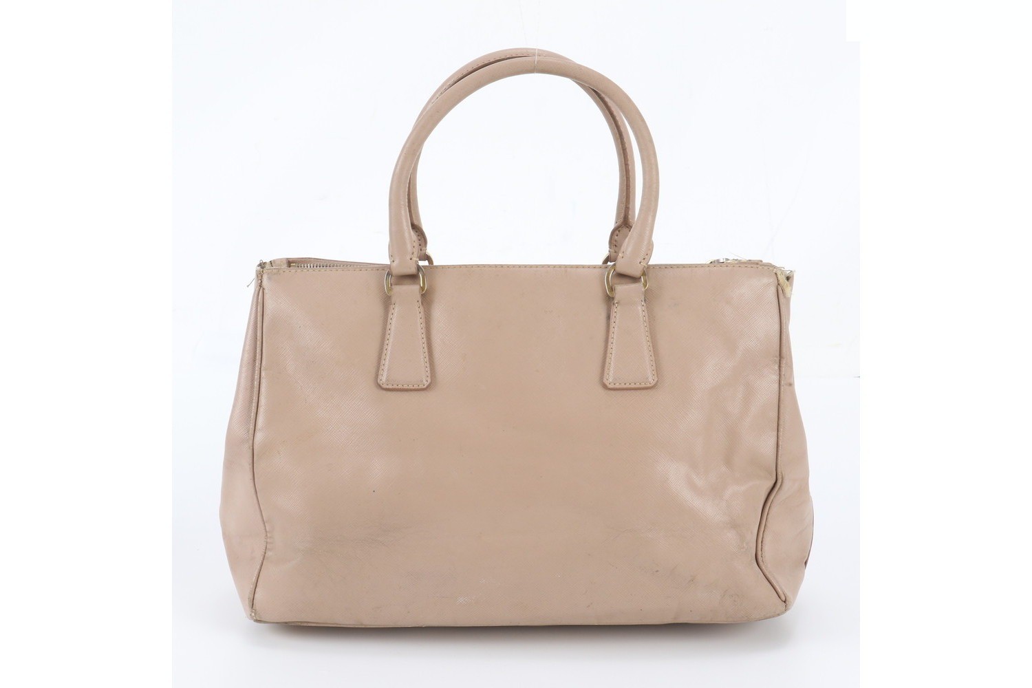 Saffiano Leather Galleria Triangle Logo Tote Bag — view 3