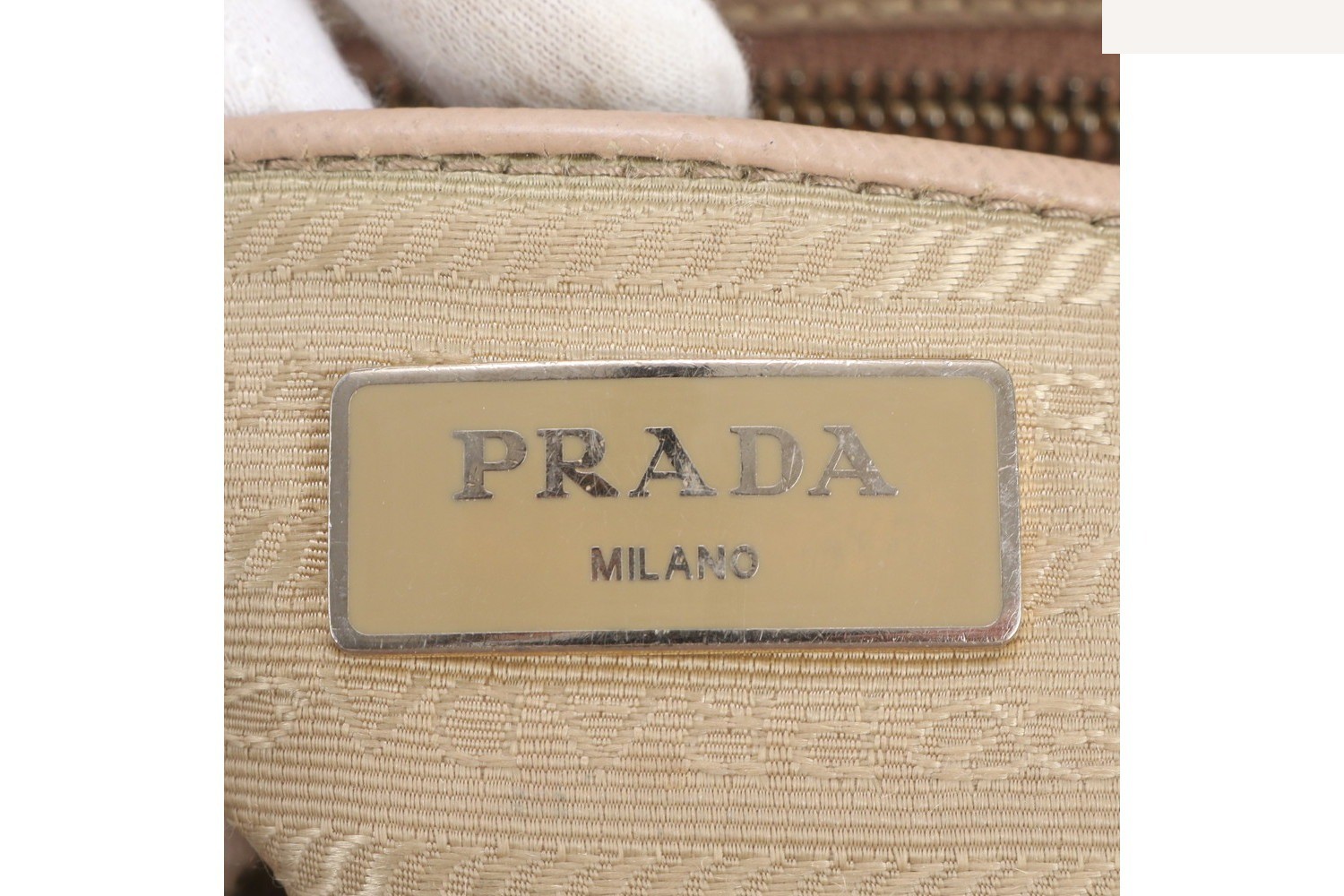Saffiano Leather Galleria Triangle Logo Tote Bag — view 8