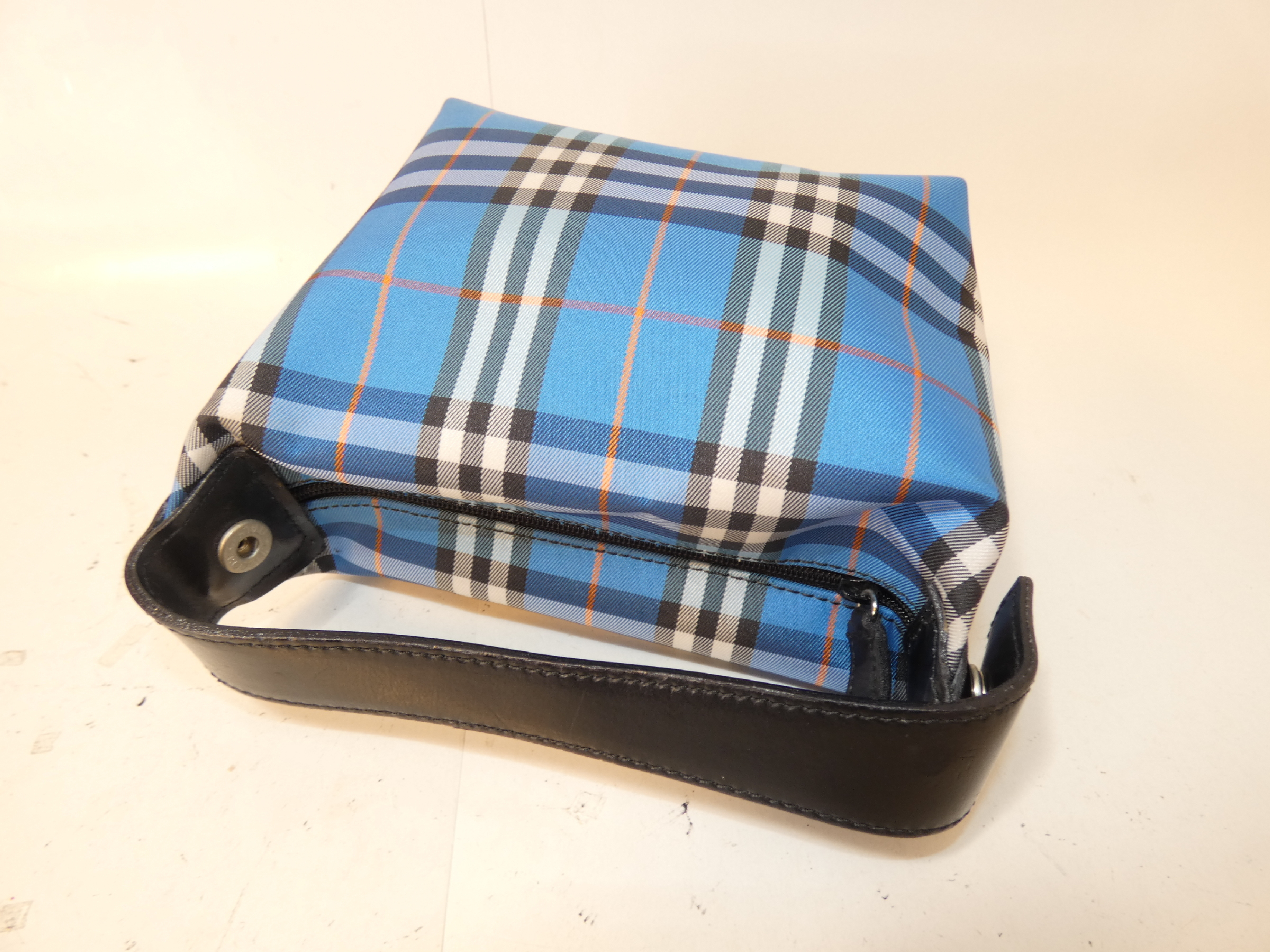 Nova Check Blue Mini Handbag — view 3