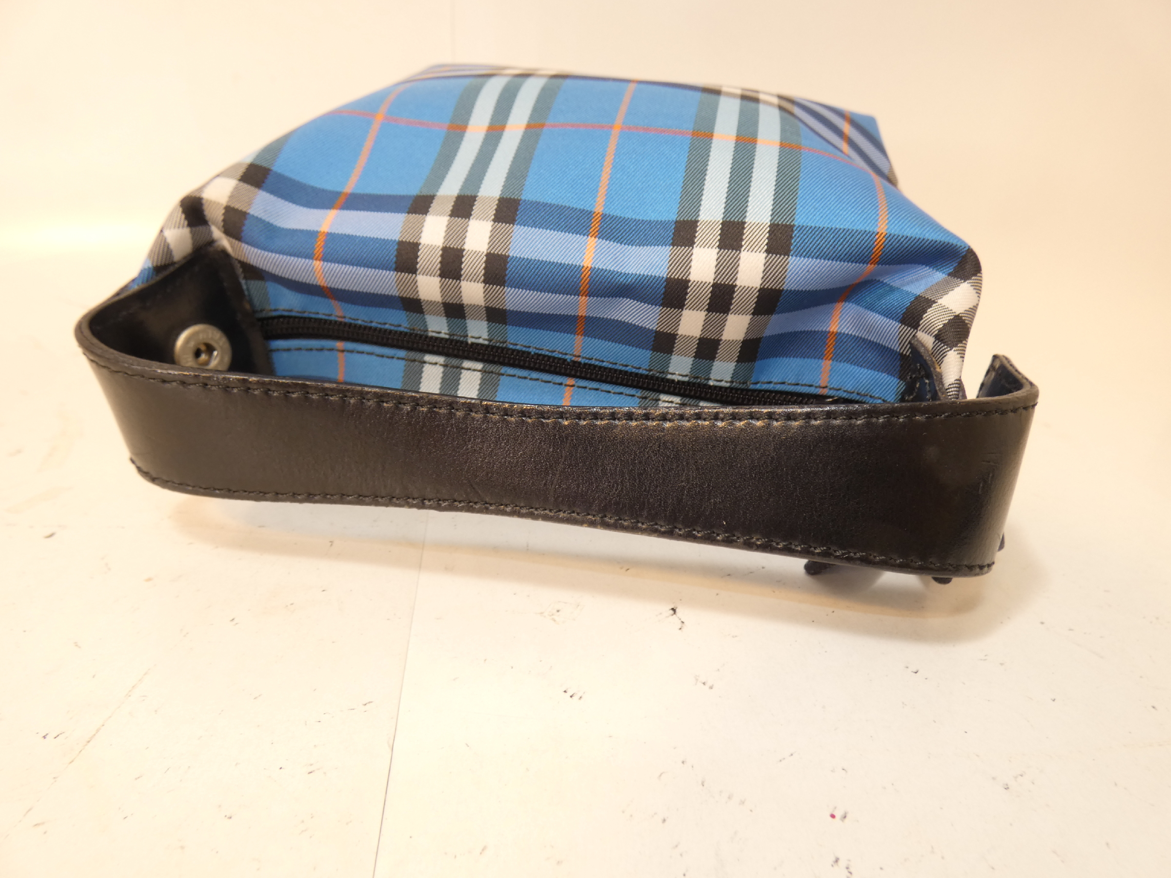 Nova Check Blue Mini Handbag — view 4