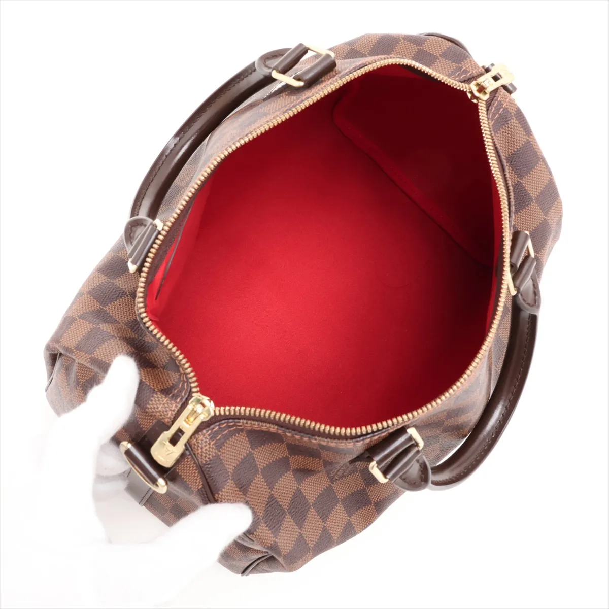 Damier Speedy Bandoulière 30 N41183 CT0124 Brown — view 8