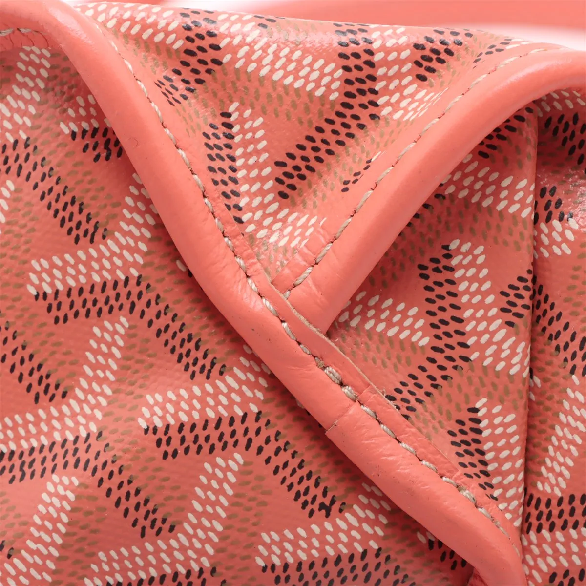 Ange Mini PVC x Leather Tote Bag Orange — view 11