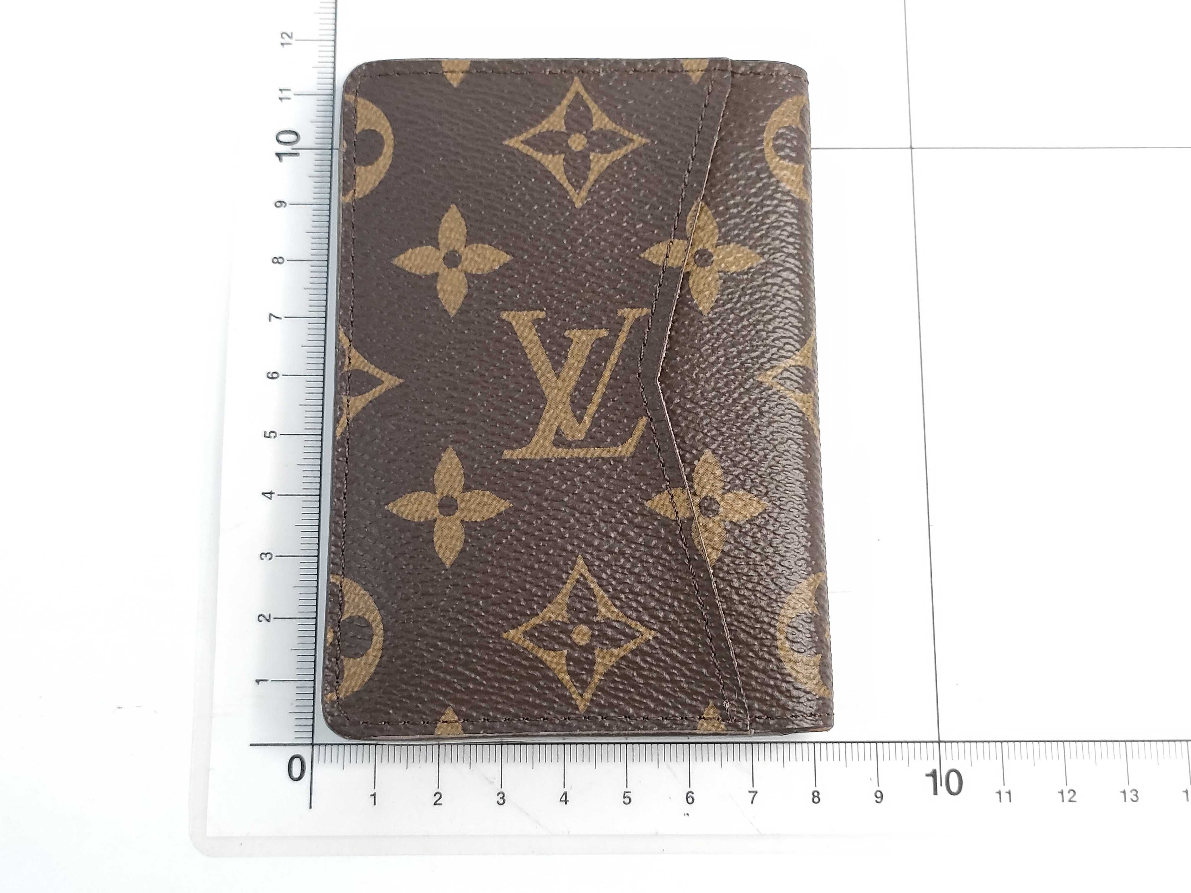 Monogram Louis Vuitton Monogram Organizer Depoche Card Case *Initials TA2250 Card Case — view 2