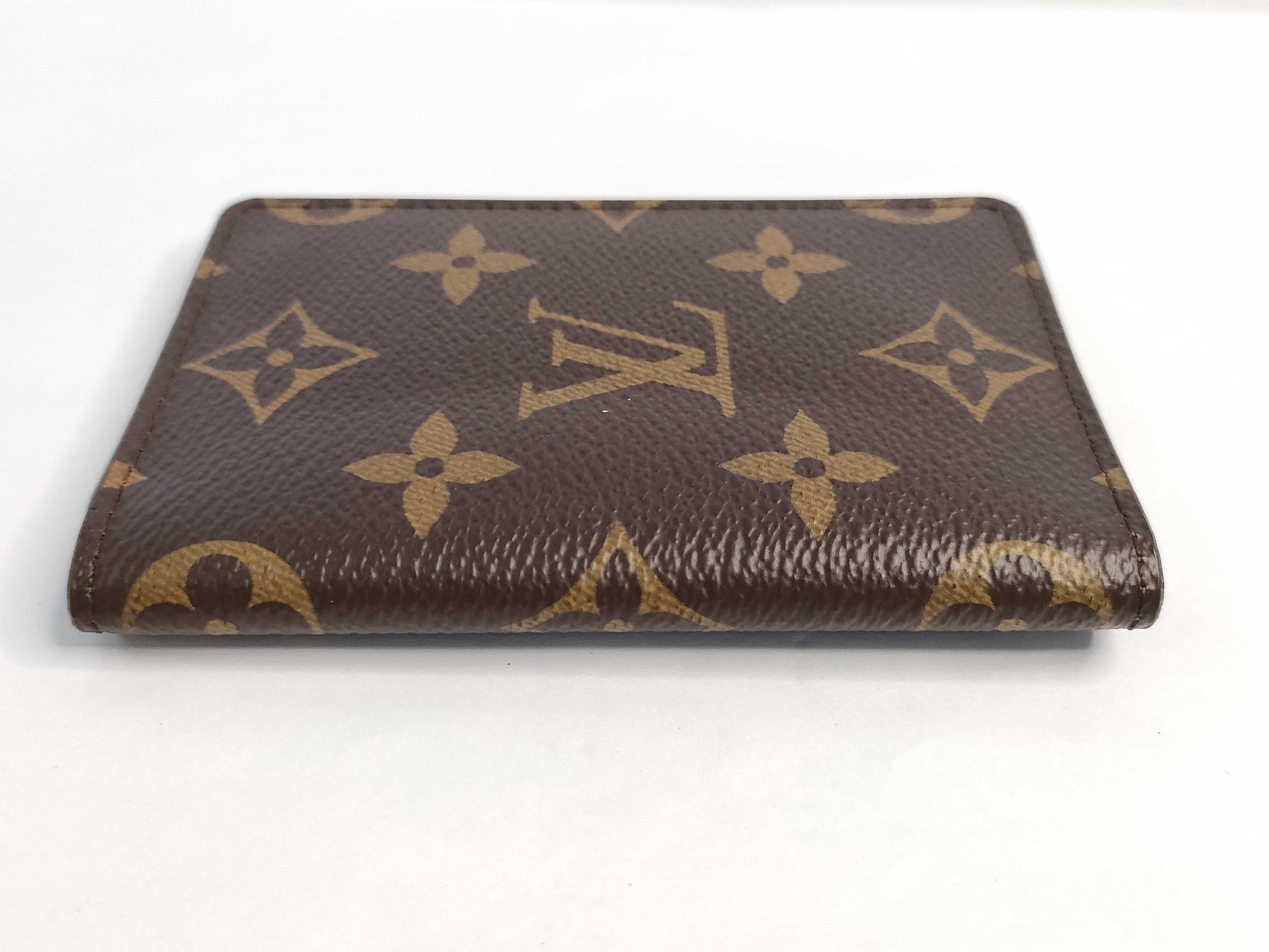 Monogram Louis Vuitton Monogram Organizer Depoche Card Case *Initials TA2250 Card Case — view 5