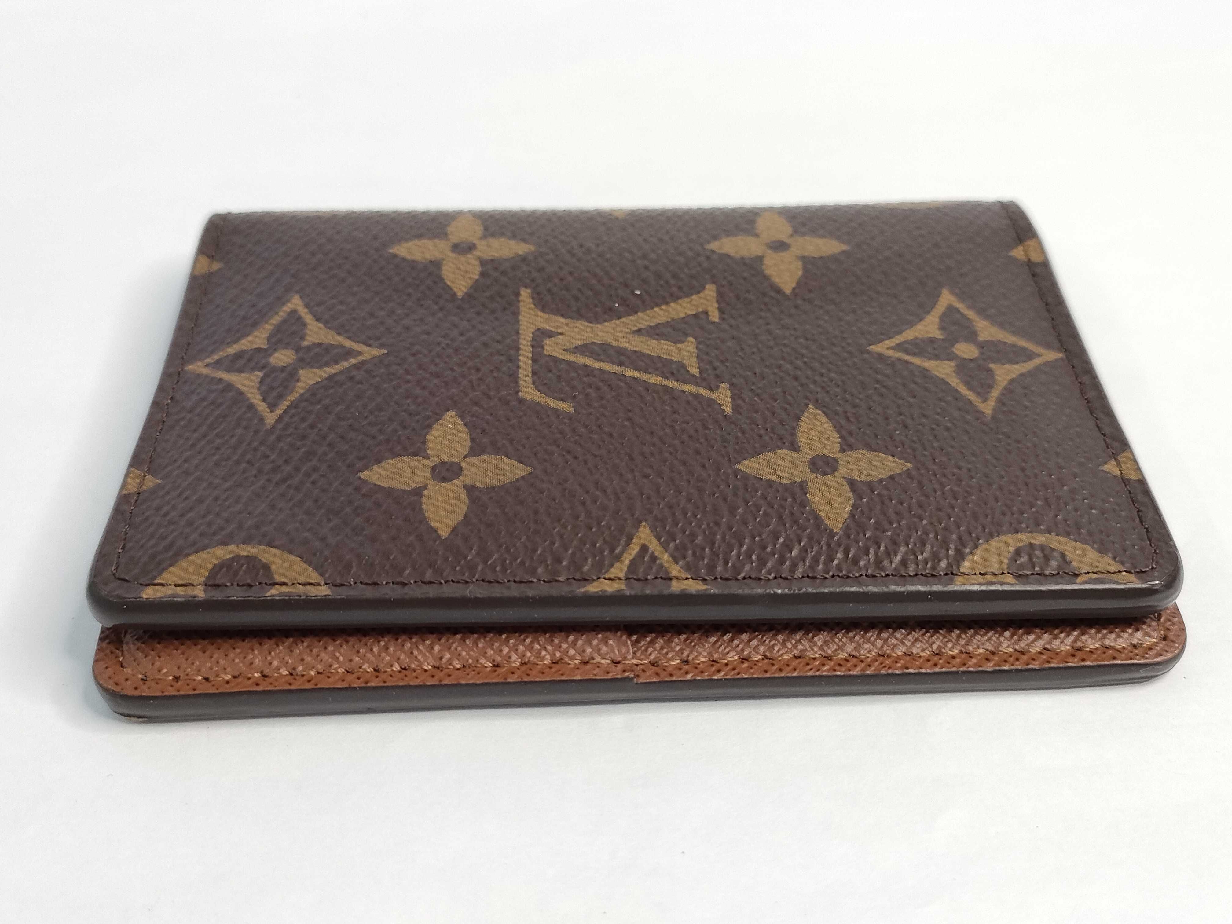 Monogram Louis Vuitton Monogram Organizer Depoche Card Case *Initials TA2250 Card Case — view 6