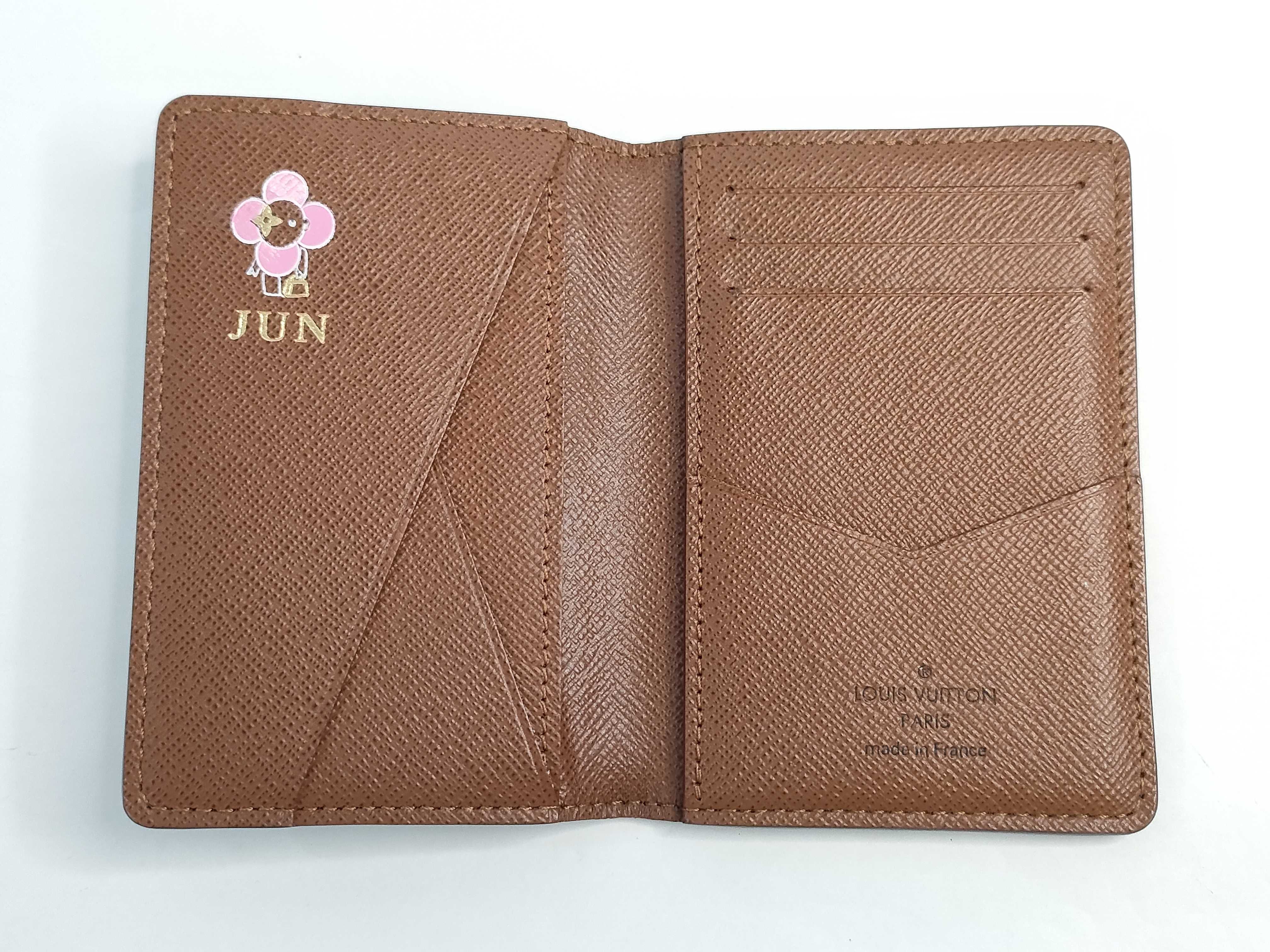 Monogram Louis Vuitton Monogram Organizer Depoche Card Case *Initials TA2250 Card Case — view 7