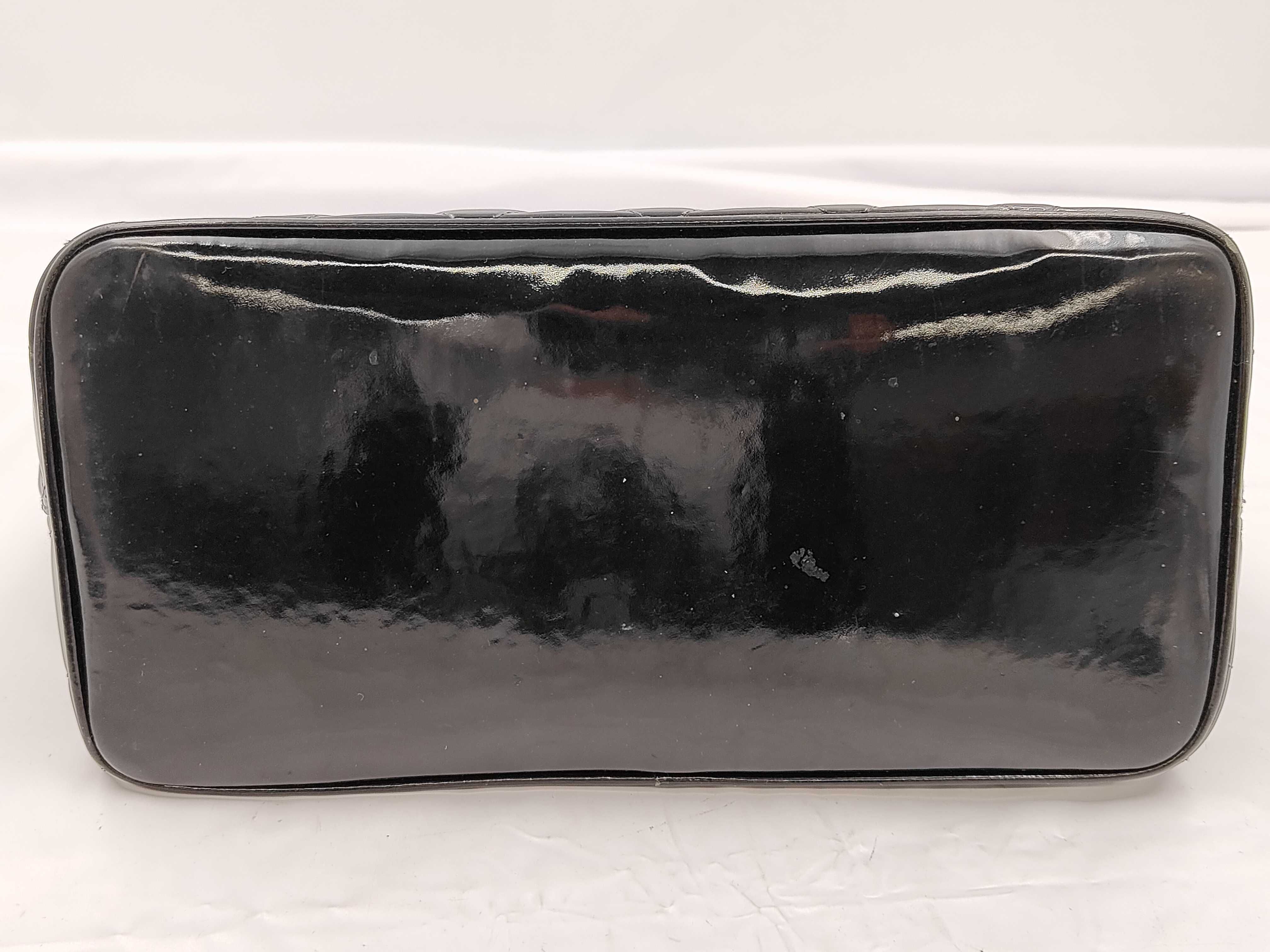 Reissue Patent Leather Tote Bag, Black with Gold Hardware, Series 7 — view 8