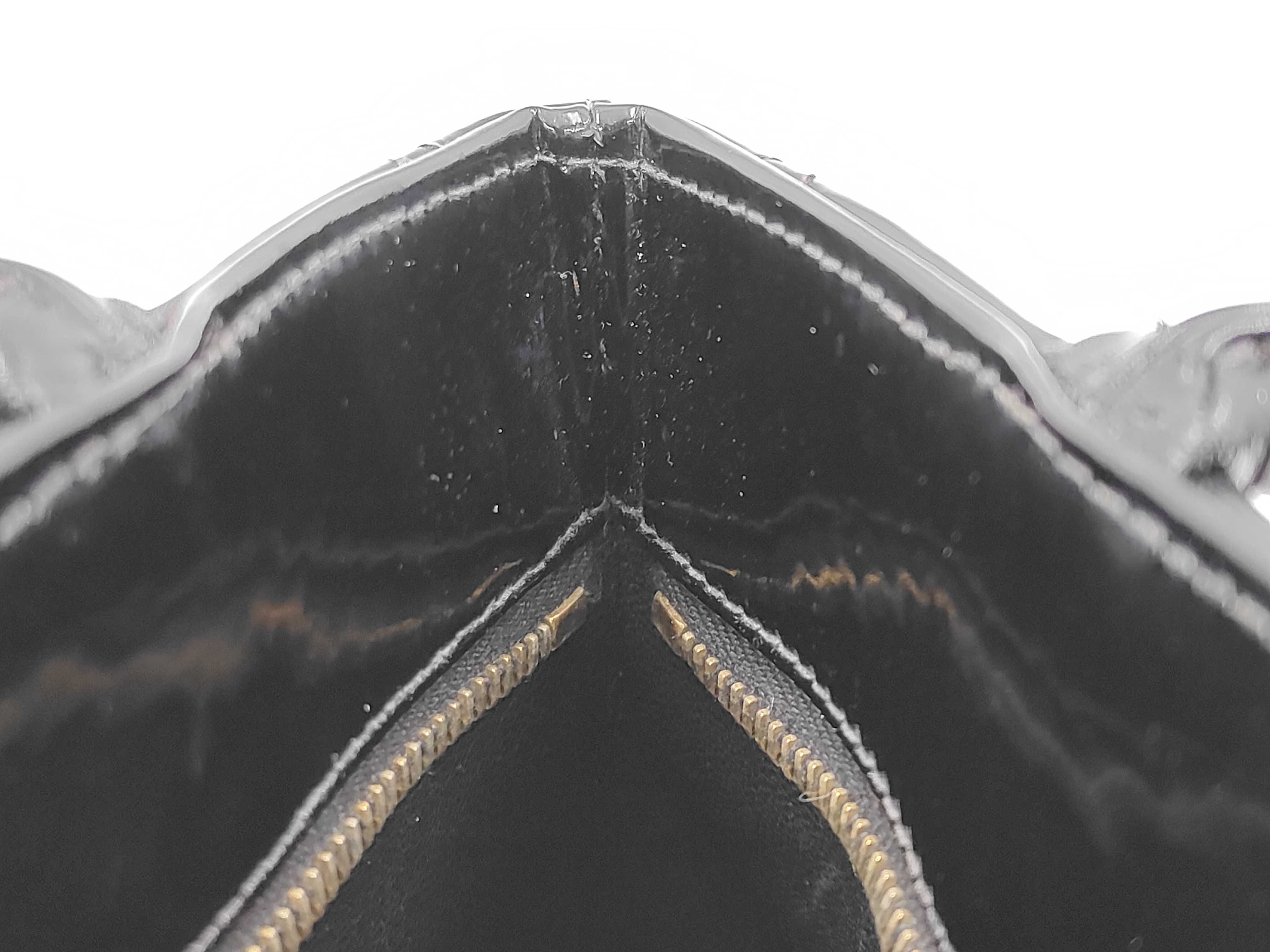 Reissue Patent Leather Tote Bag, Black with Gold Hardware, Series 7 — view 9