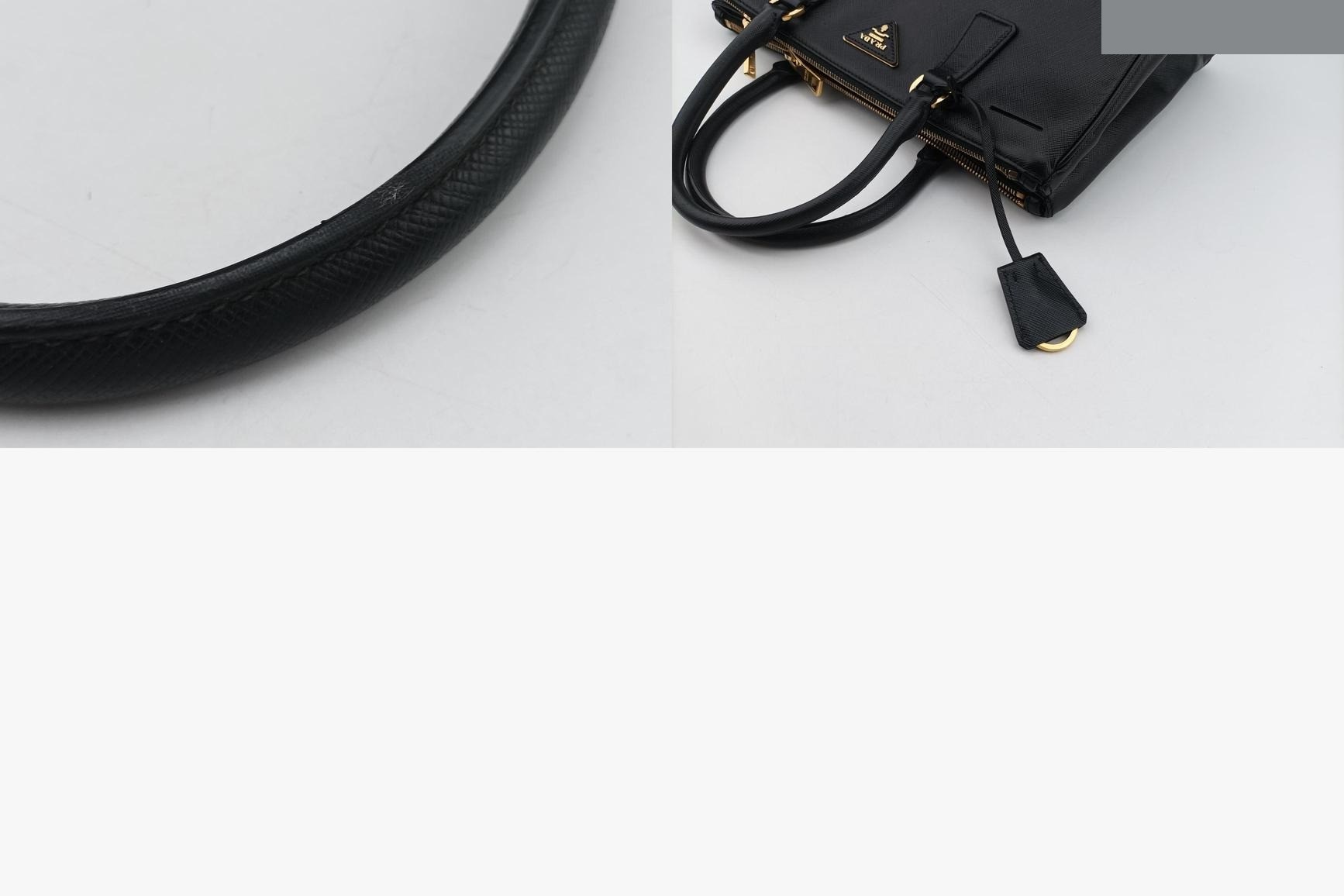 Galleria Saffiano Leather Black — view 11