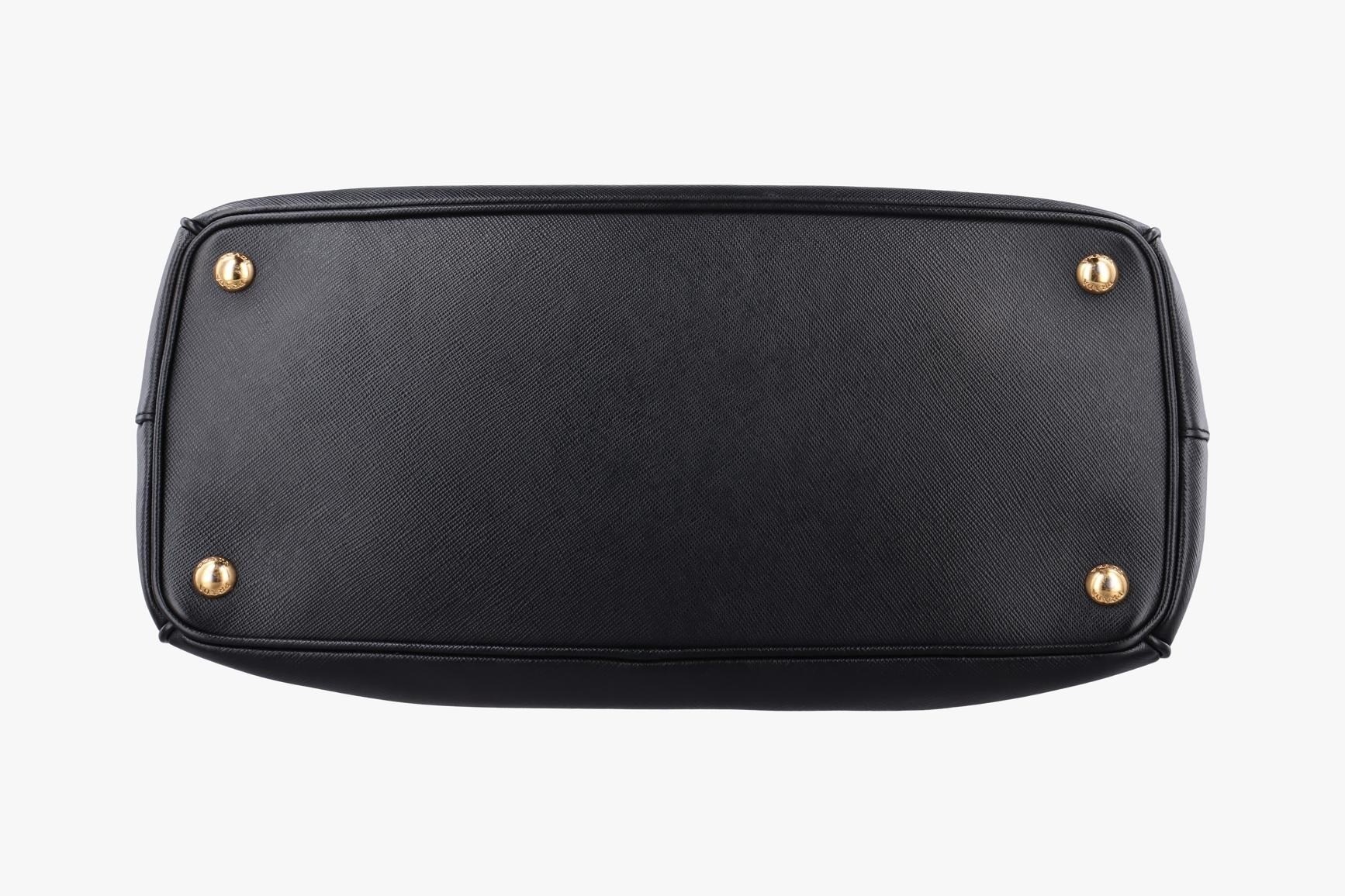 Galleria Saffiano Leather Black — view 3