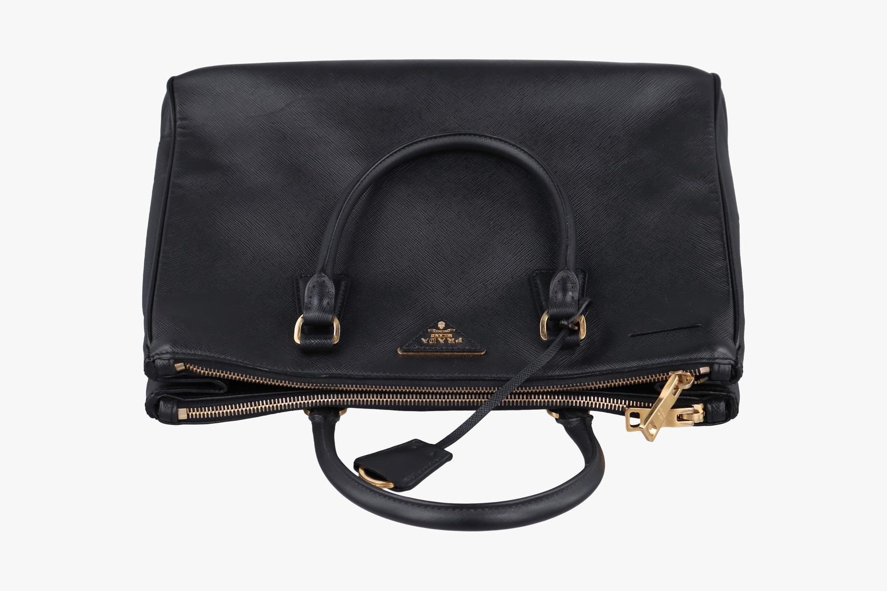 Galleria Saffiano Leather Black — view 5