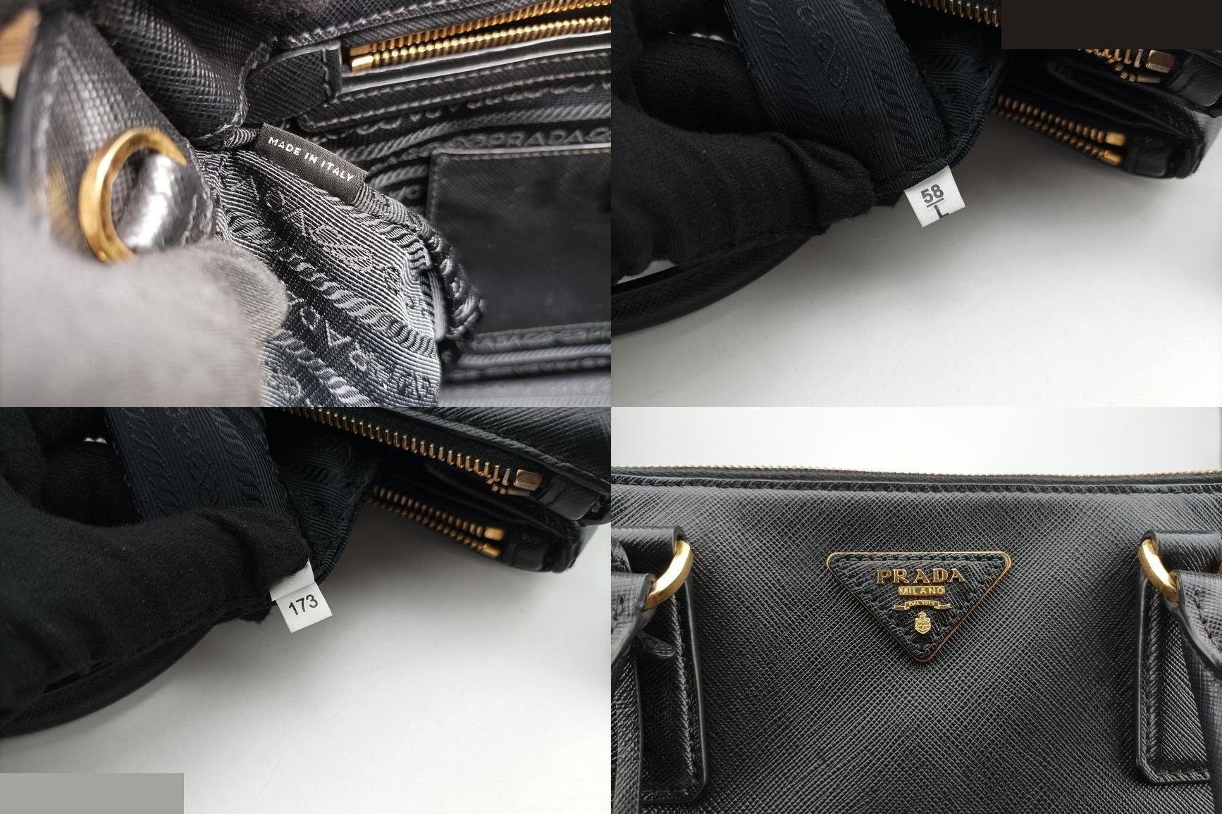 Galleria Saffiano Leather Black — view 8
