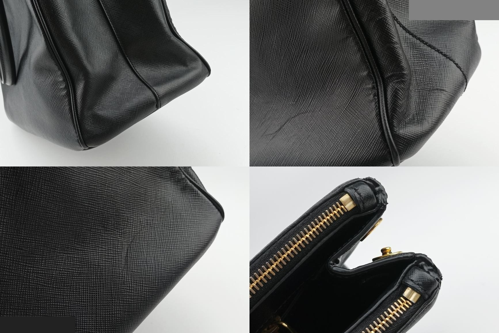 Galleria Saffiano Leather Black — view 9