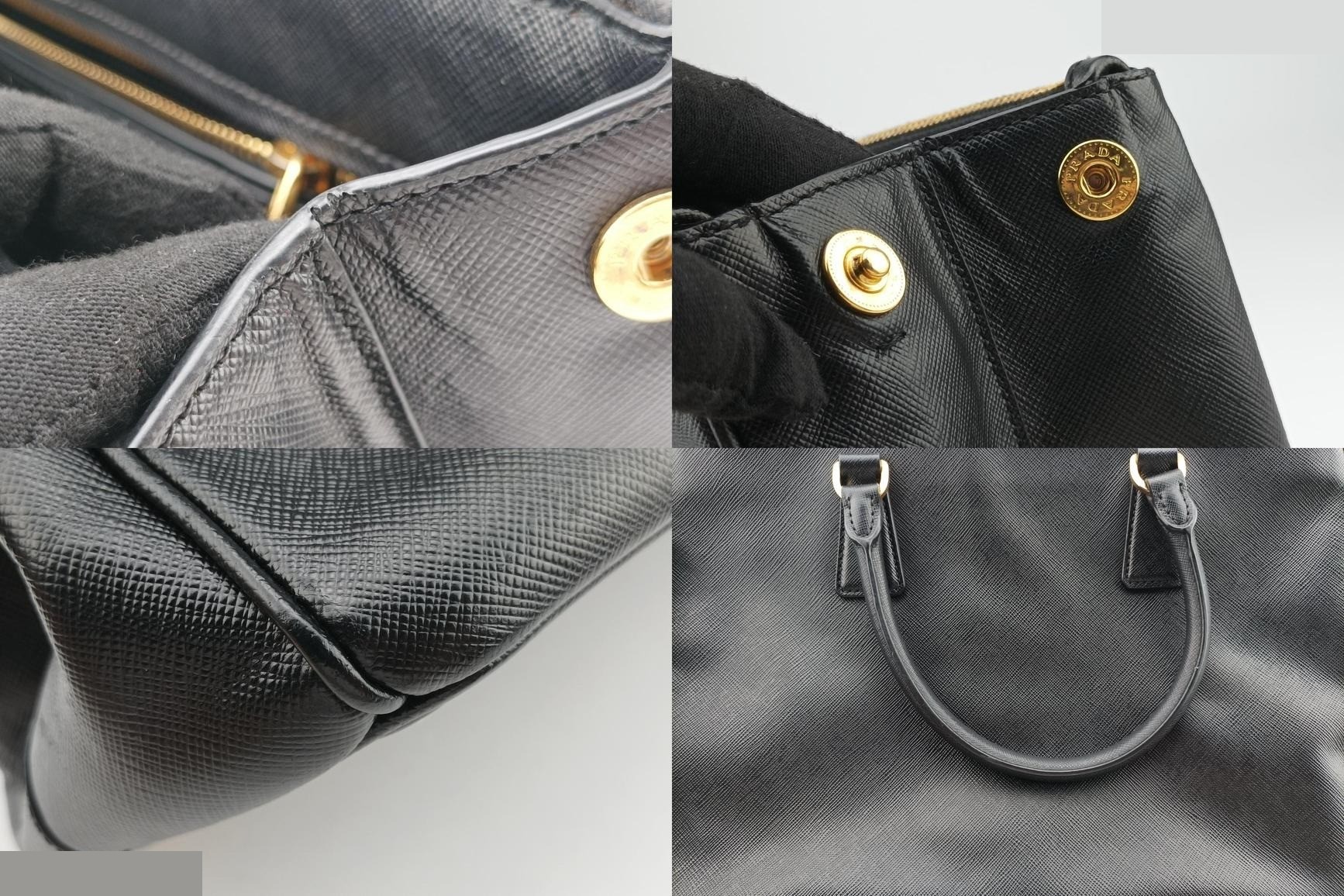 Galleria Saffiano Leather Black — view 10