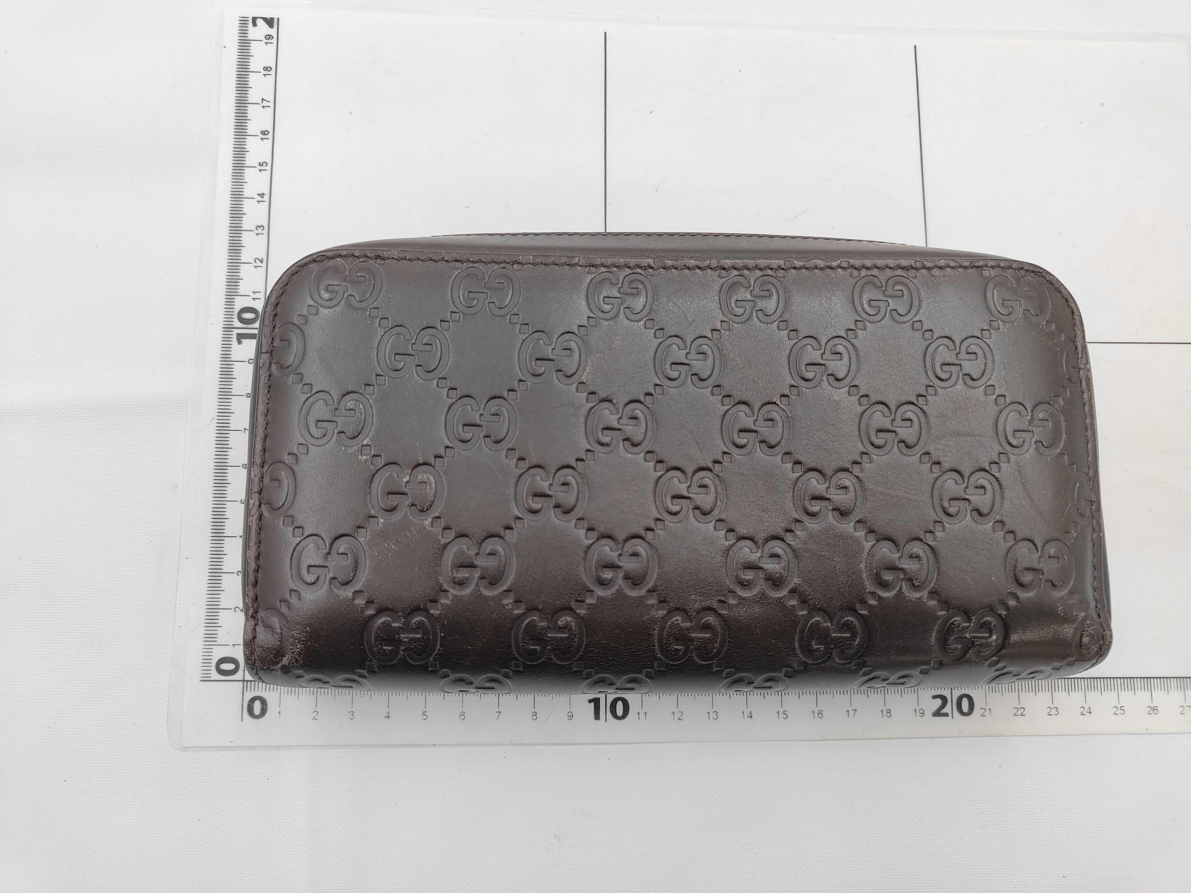 Brown Microguccissima 278635 Long Wallet — view 2