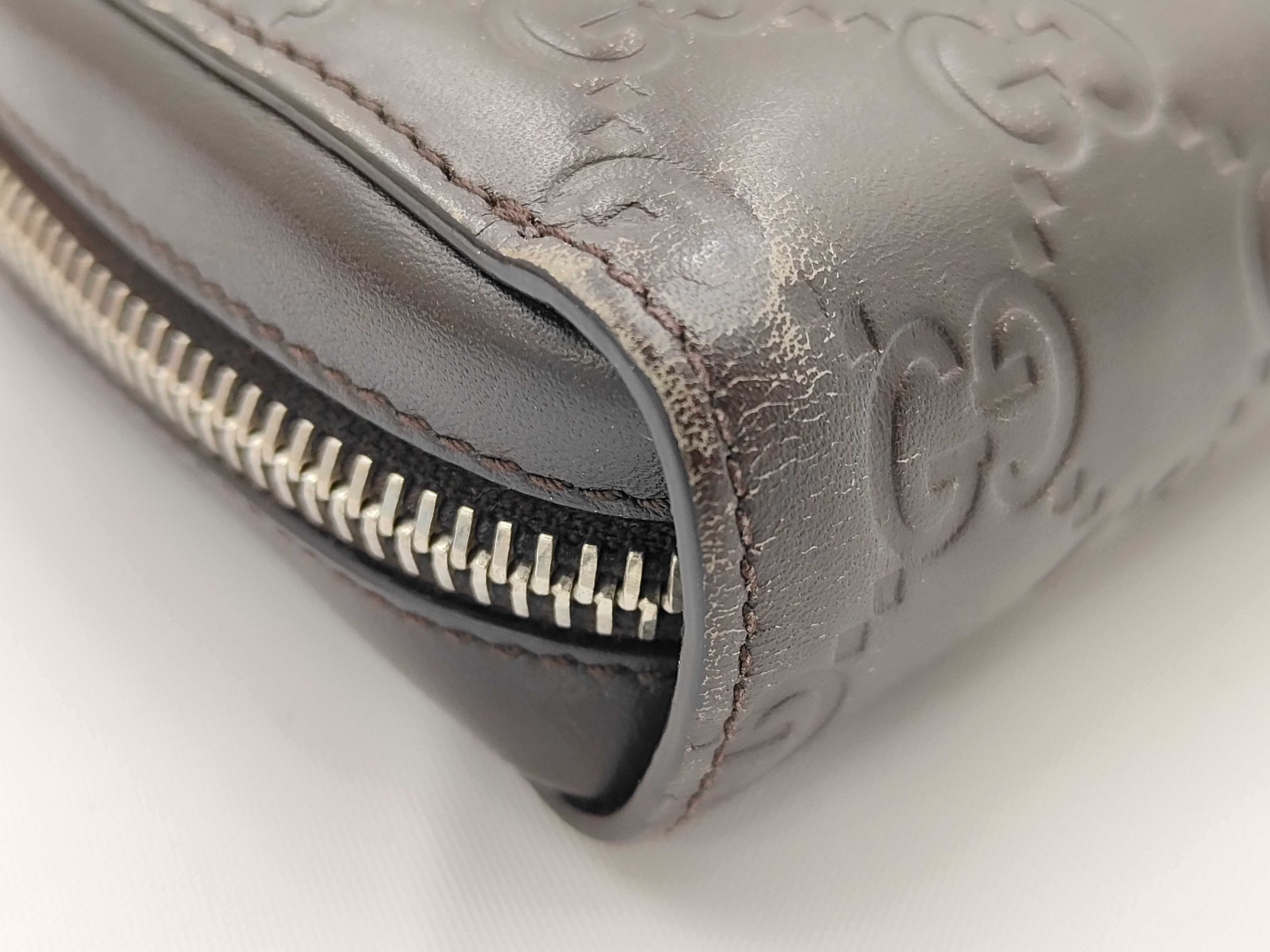 Brown Microguccissima 278635 Long Wallet — view 3