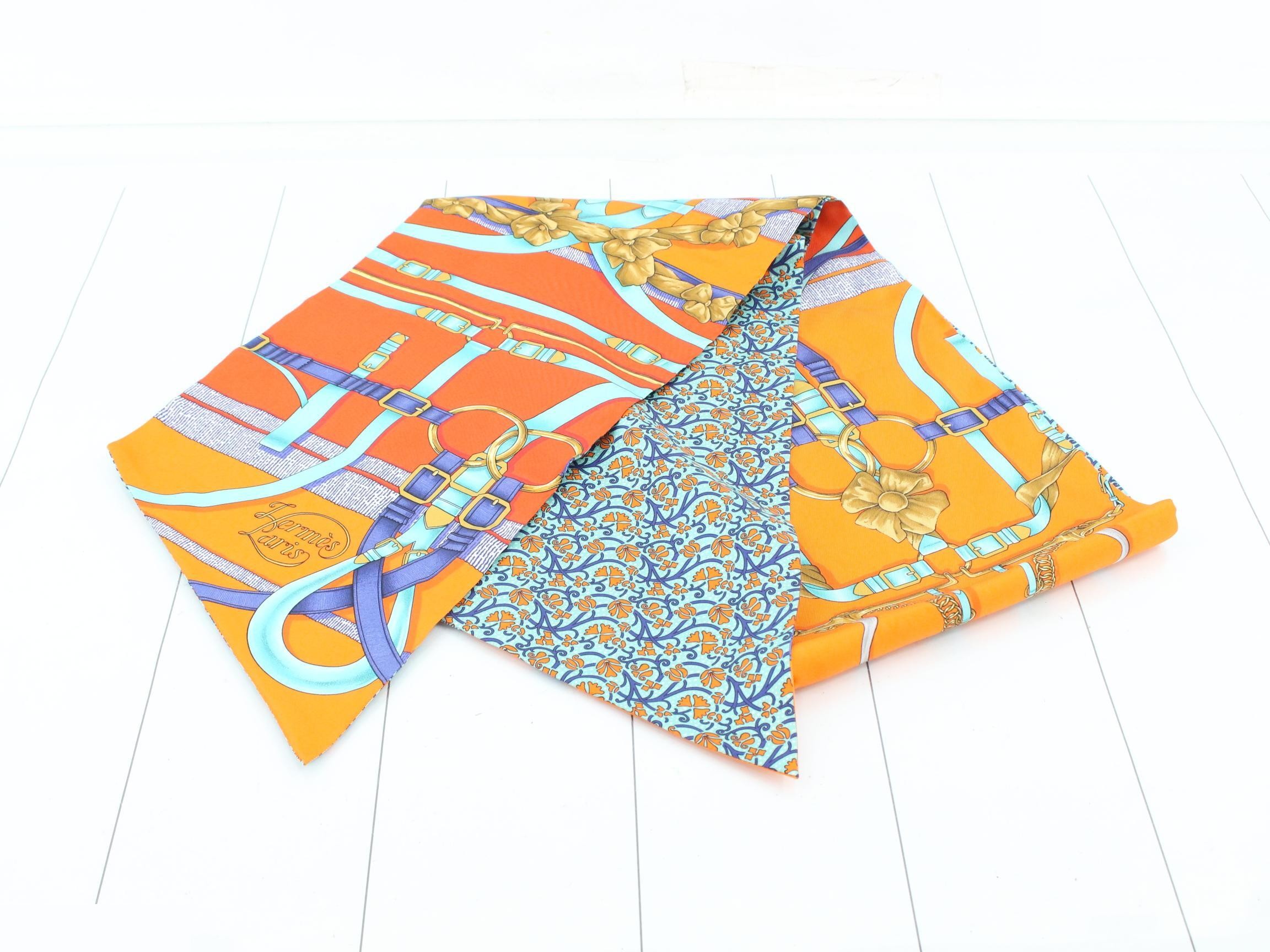 Hermès silk scarf — view 2