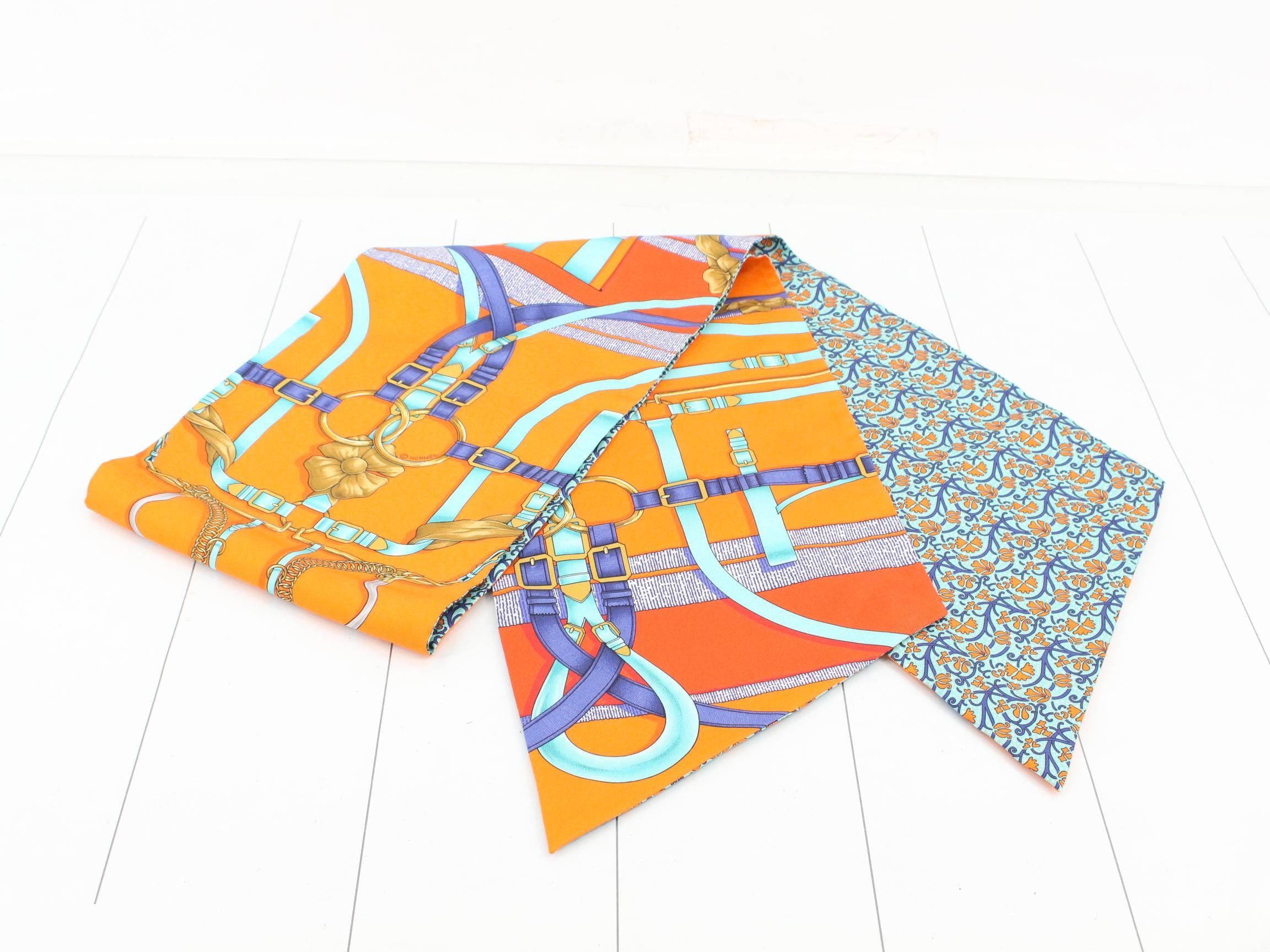Hermès silk scarf — view 3