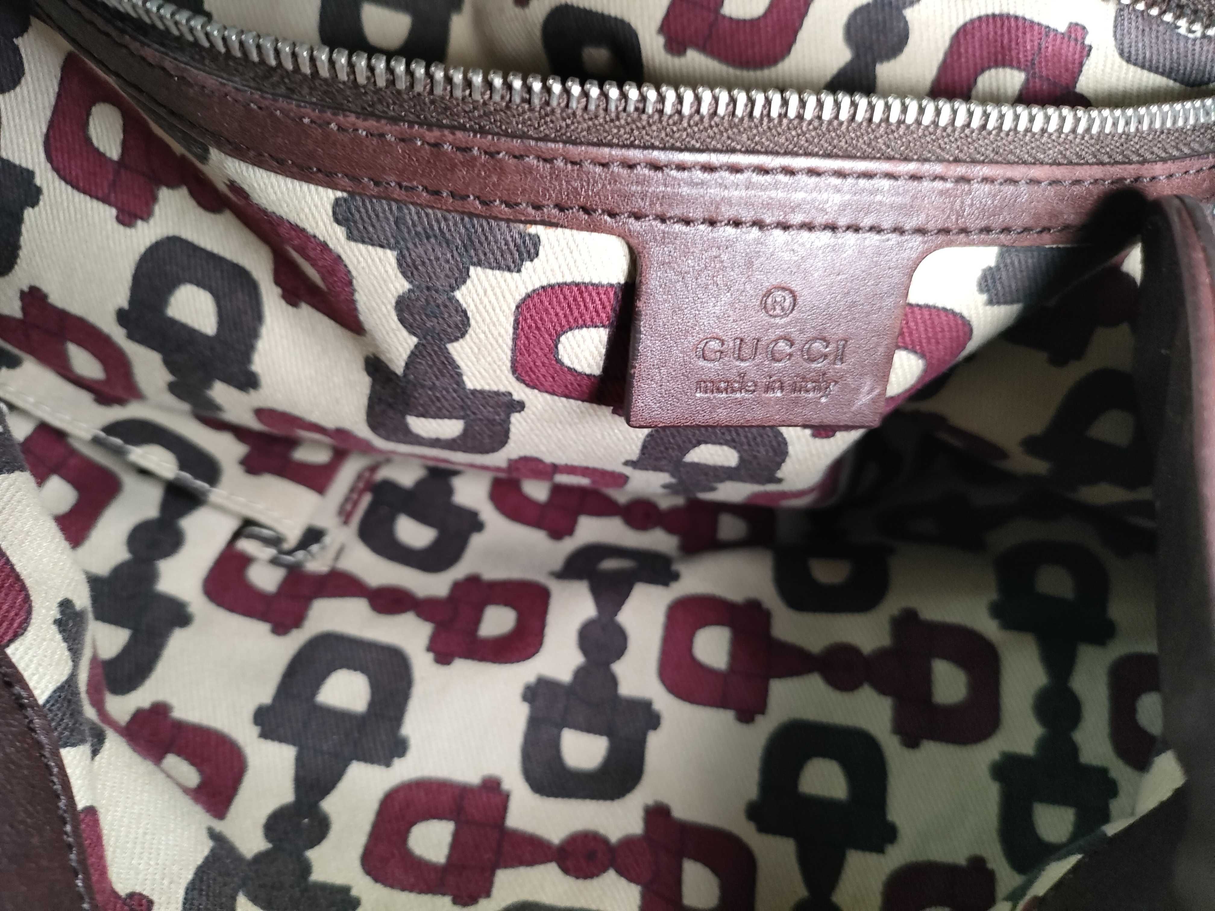 Guccissima Bamboo Handle 2-Way Handbag Shoulder Handbag — view 12