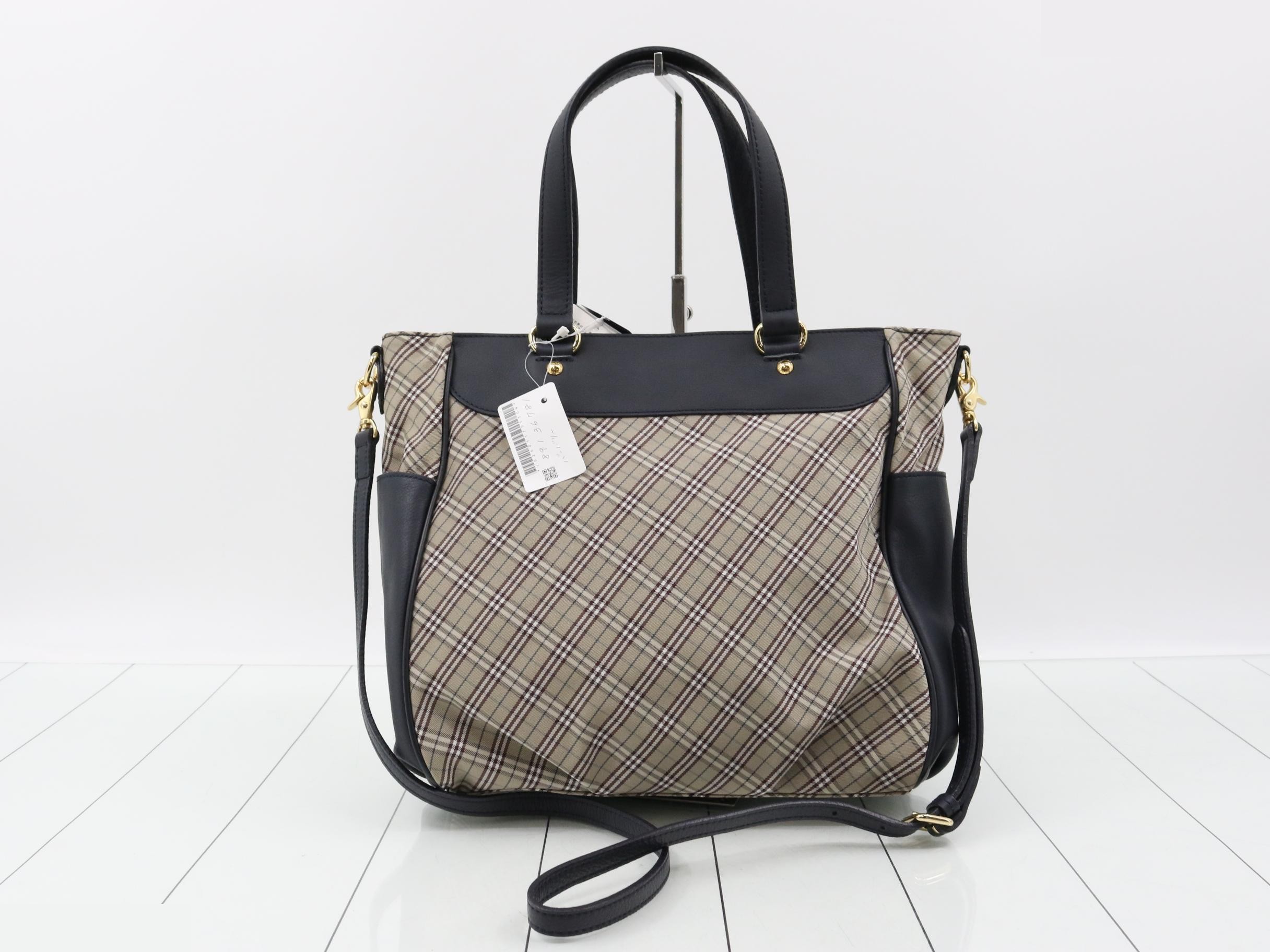 Blue Label 2-Way Tote Bag - Check — view 2