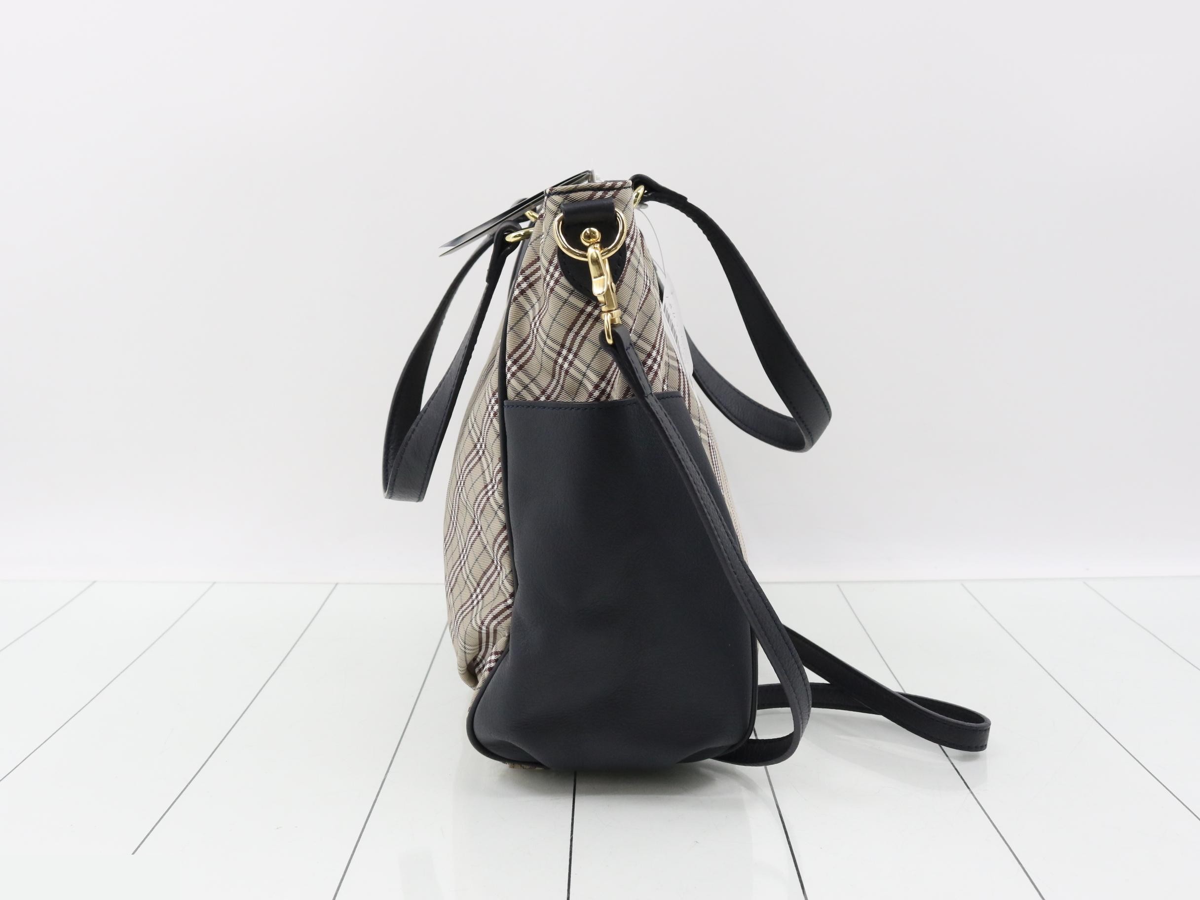Blue Label 2-Way Tote Bag - Check — view 3