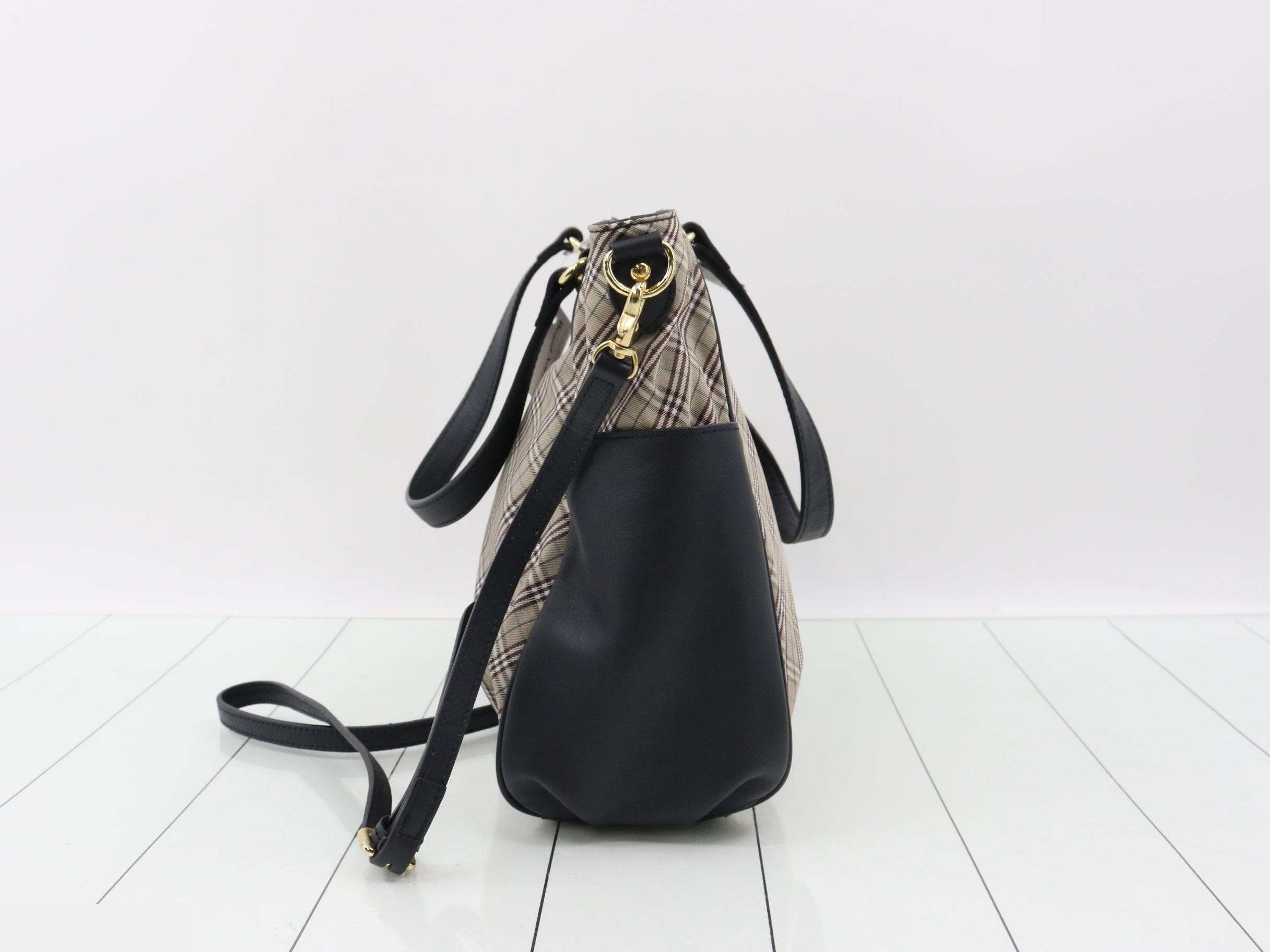 Blue Label 2-Way Tote Bag - Check — view 4