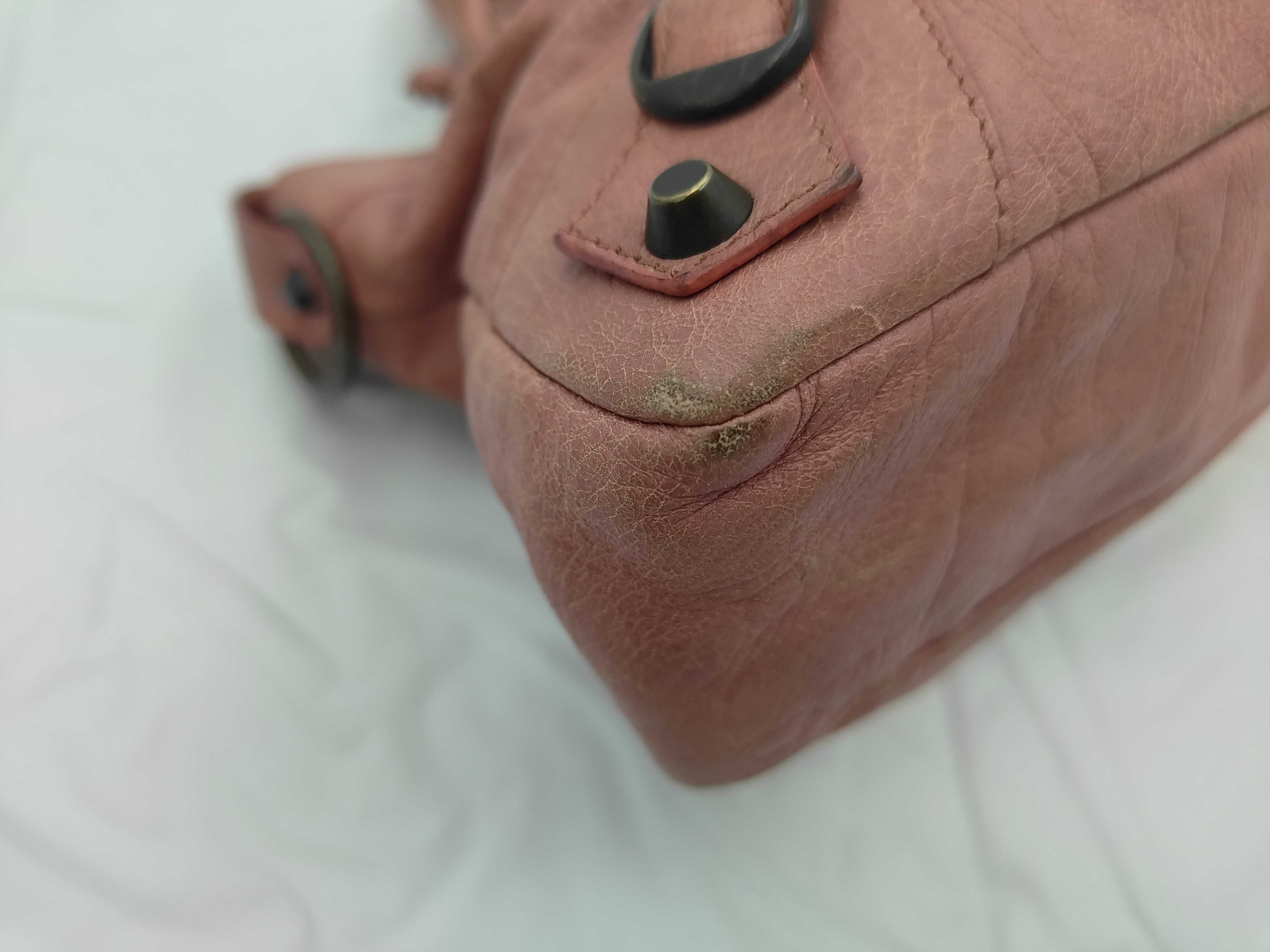 Leather City Pink Handbag — view 6
