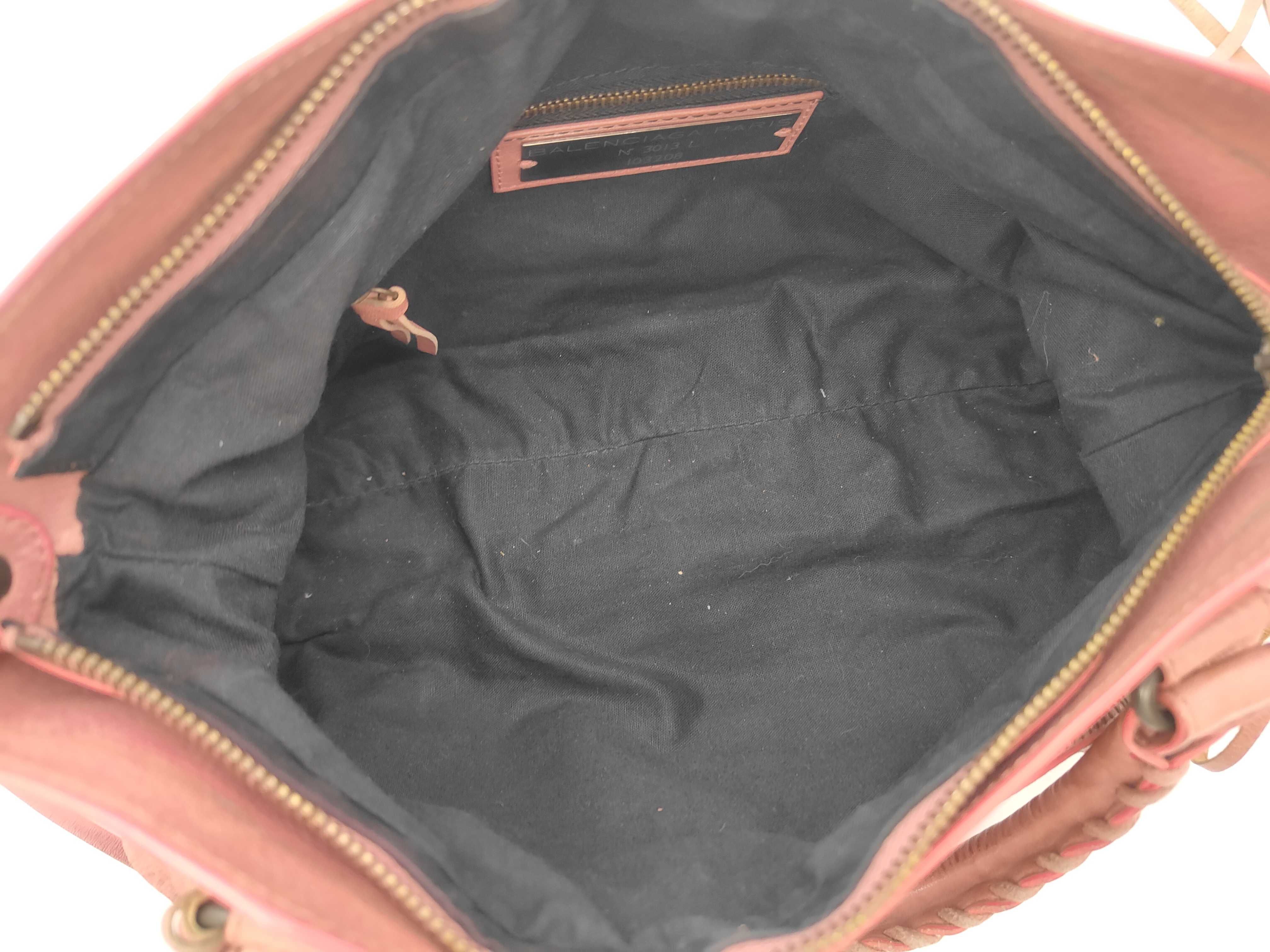 Leather City Pink Handbag — view 8