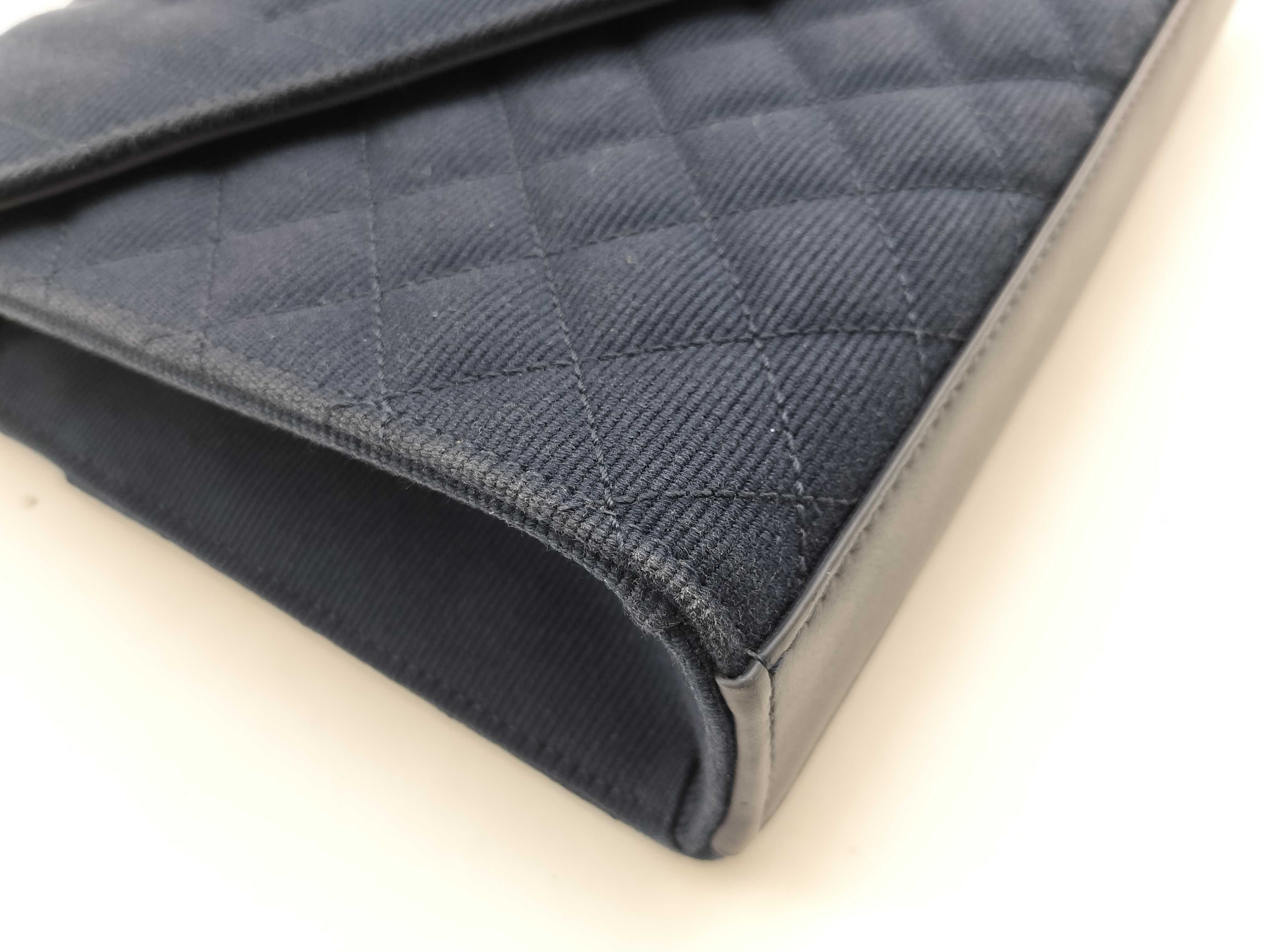 Envelope Canvas x Leather Chain Shoulder Bag — view 4