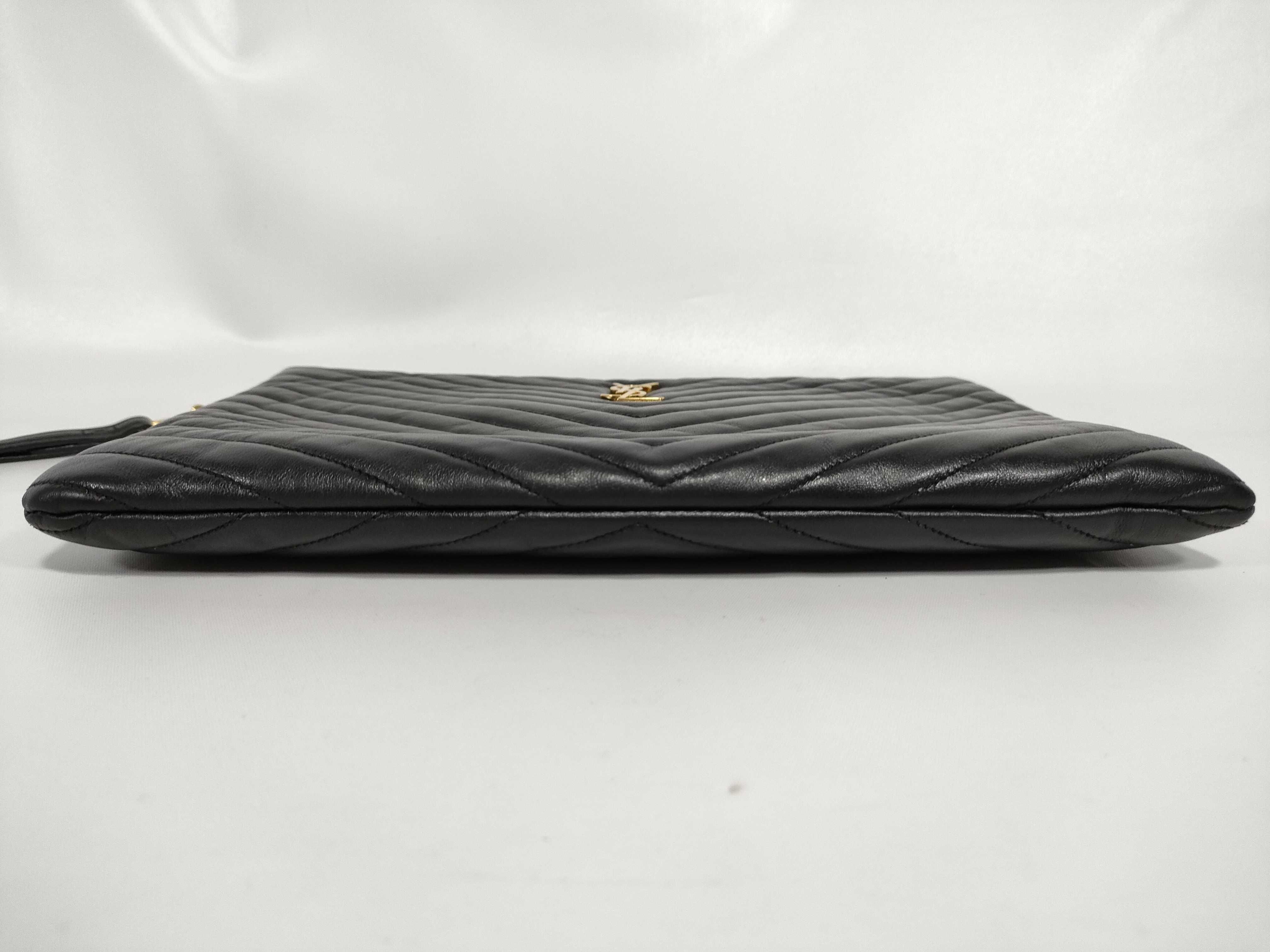 Monogram Matelasse Clutch Bag — view 7