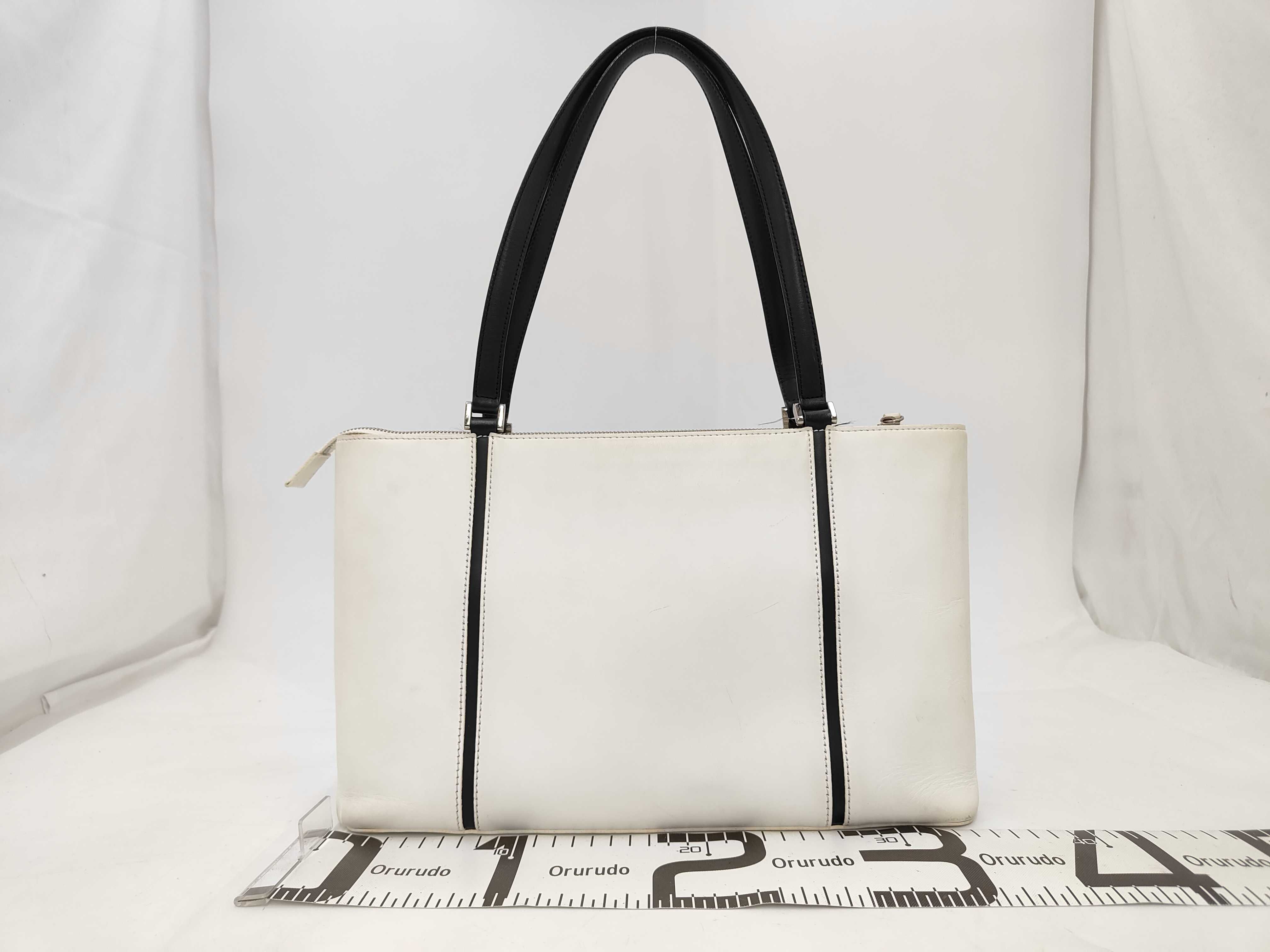 Leather Nova Check Tote Bag — view 2