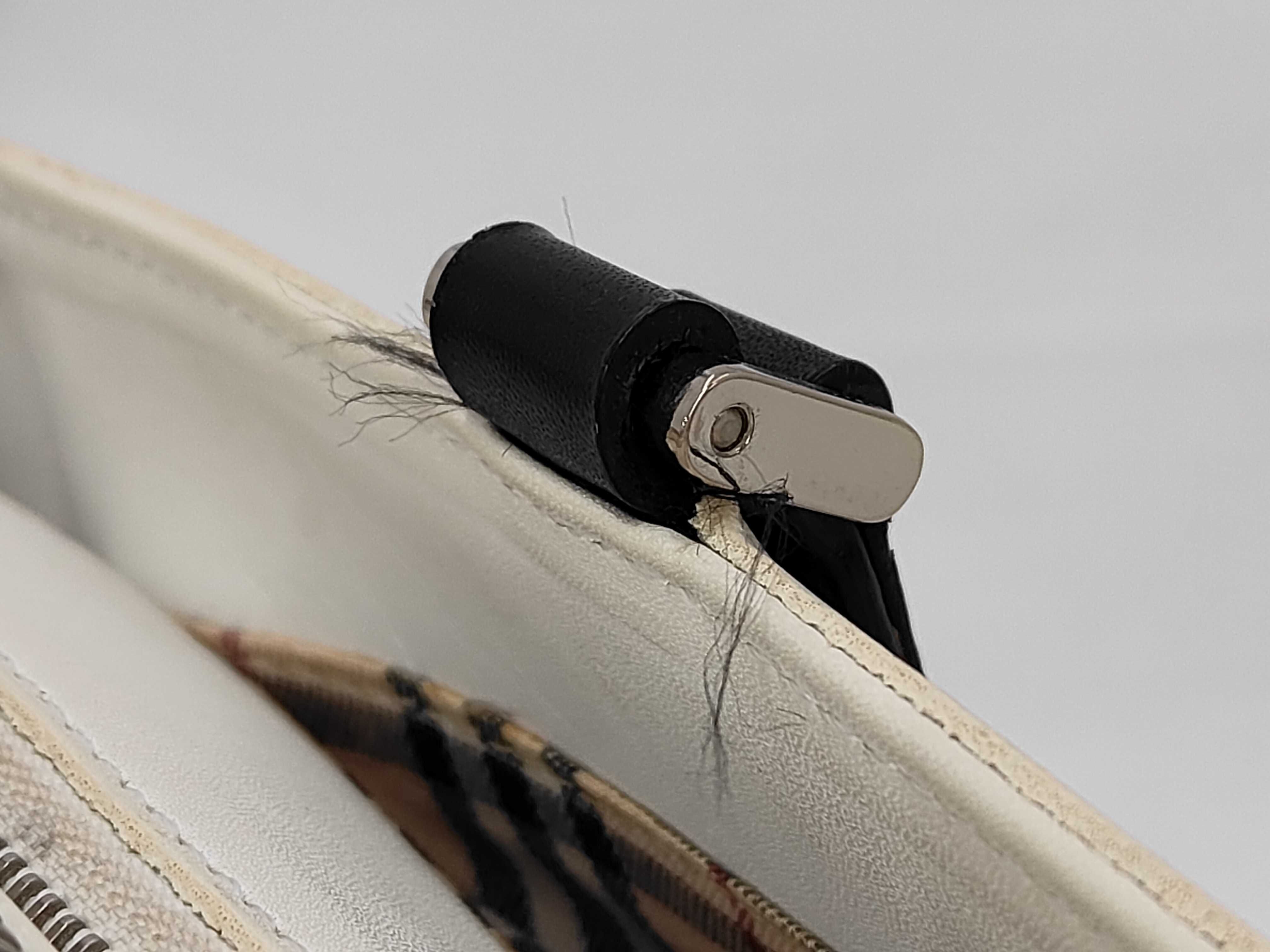 Leather Nova Check Tote Bag — view 12