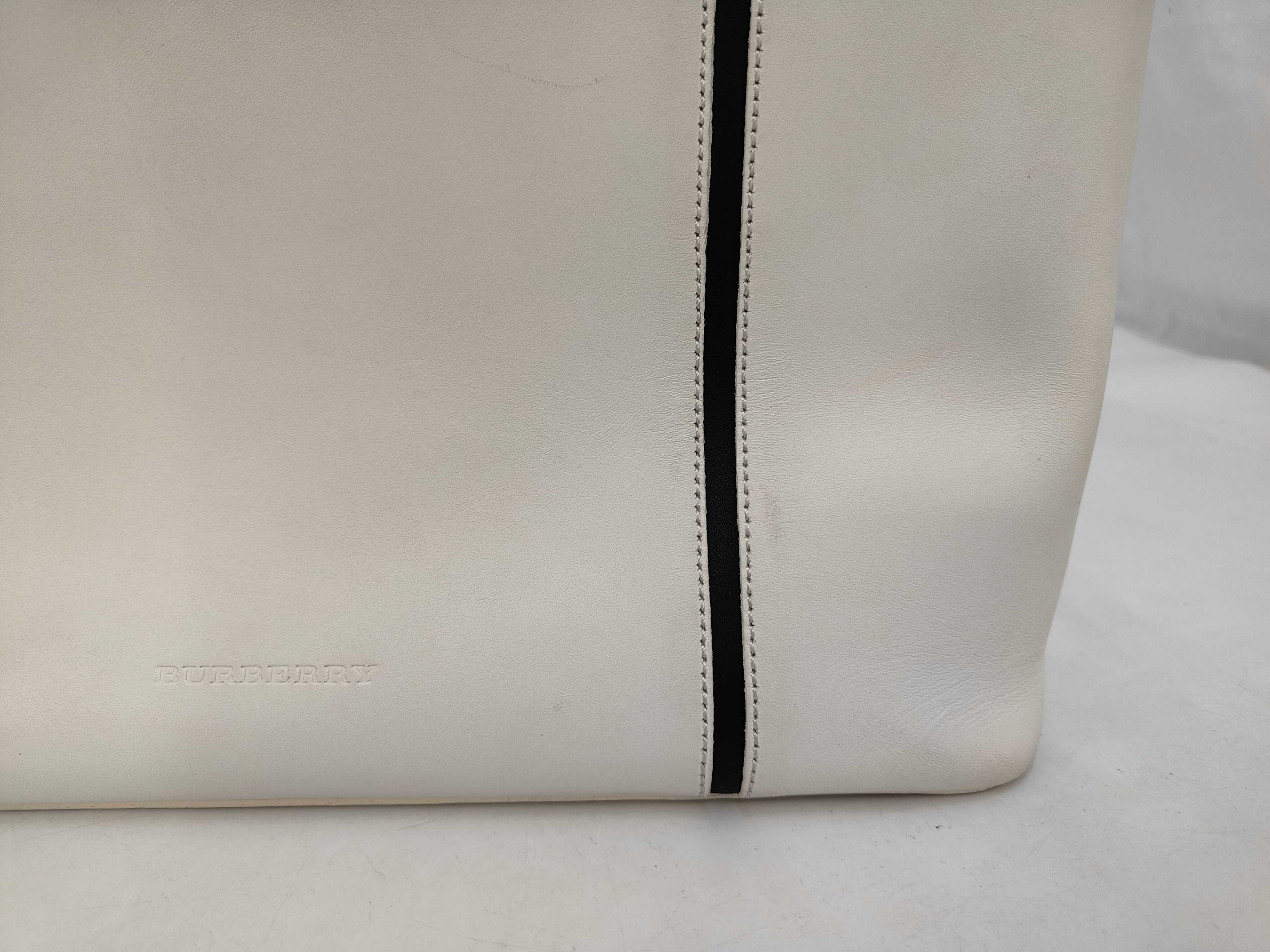Leather Nova Check Tote Bag — view 13