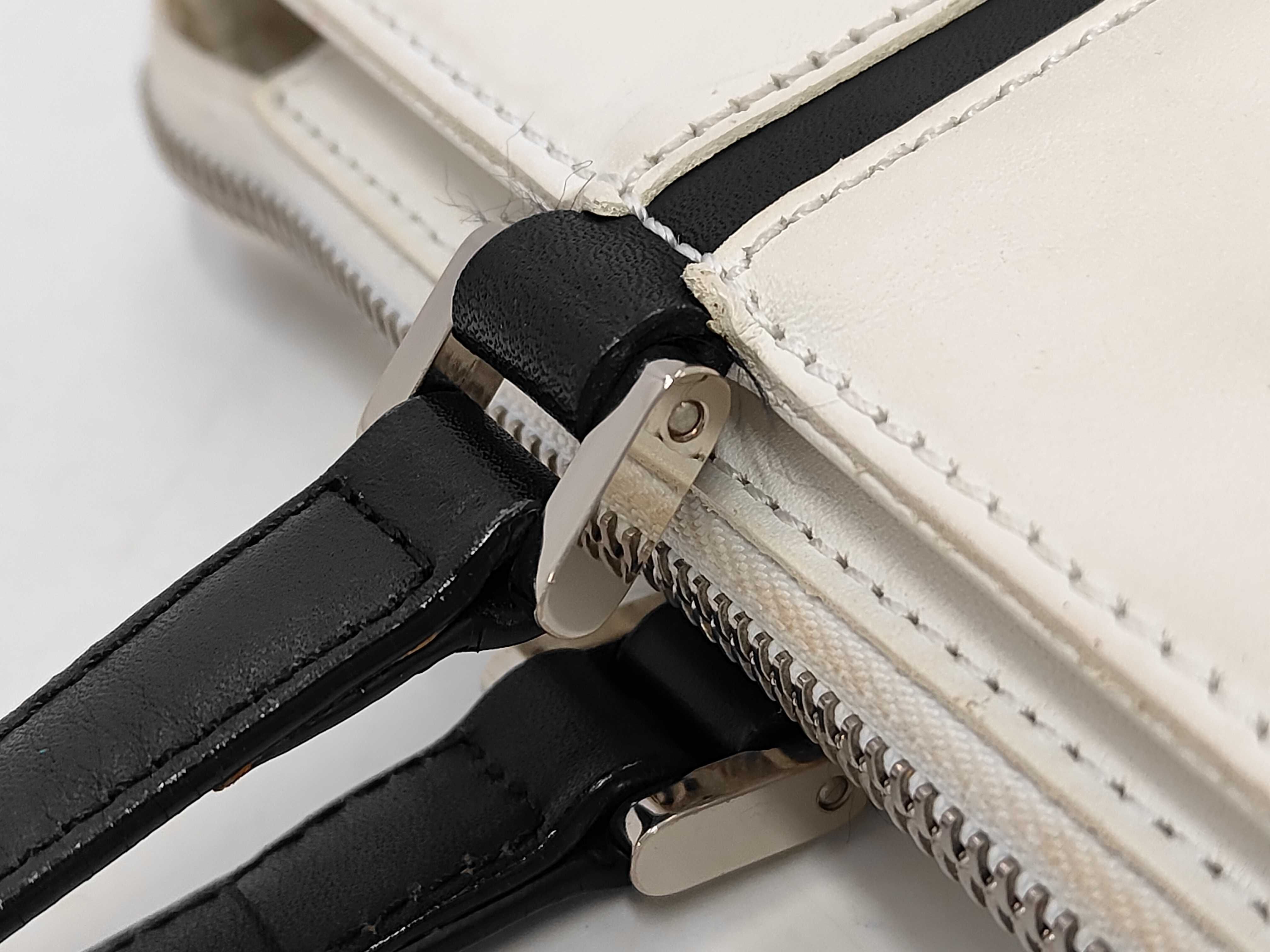 Leather Nova Check Tote Bag — view 5