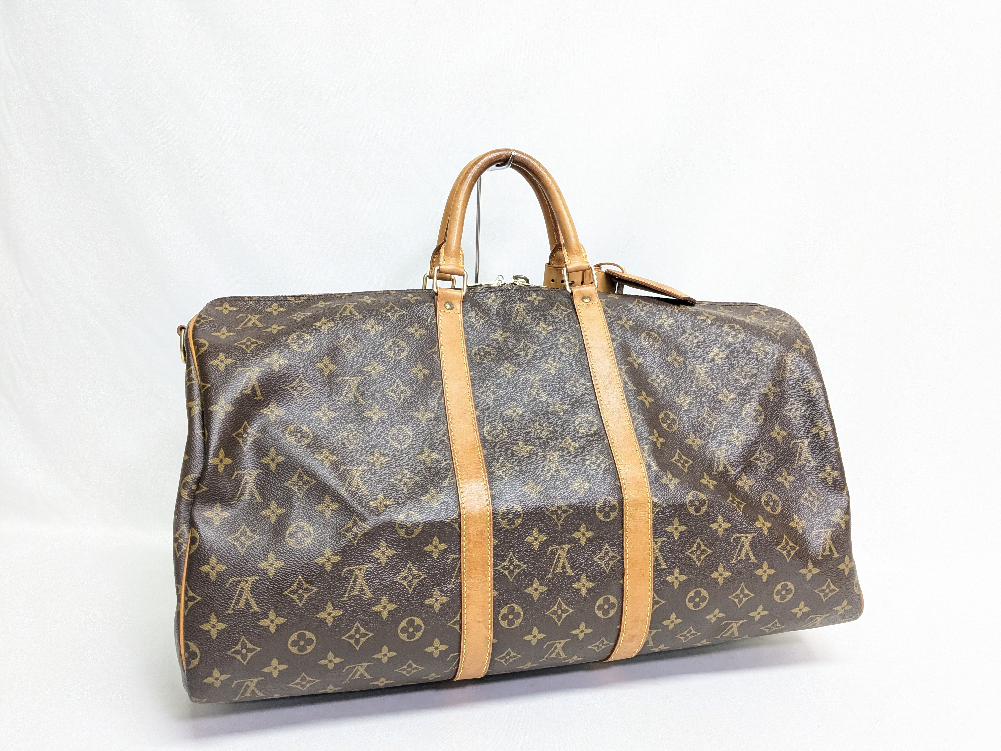 LV Monogram Keepall Bandoulière 55 Boston Bag — view 2