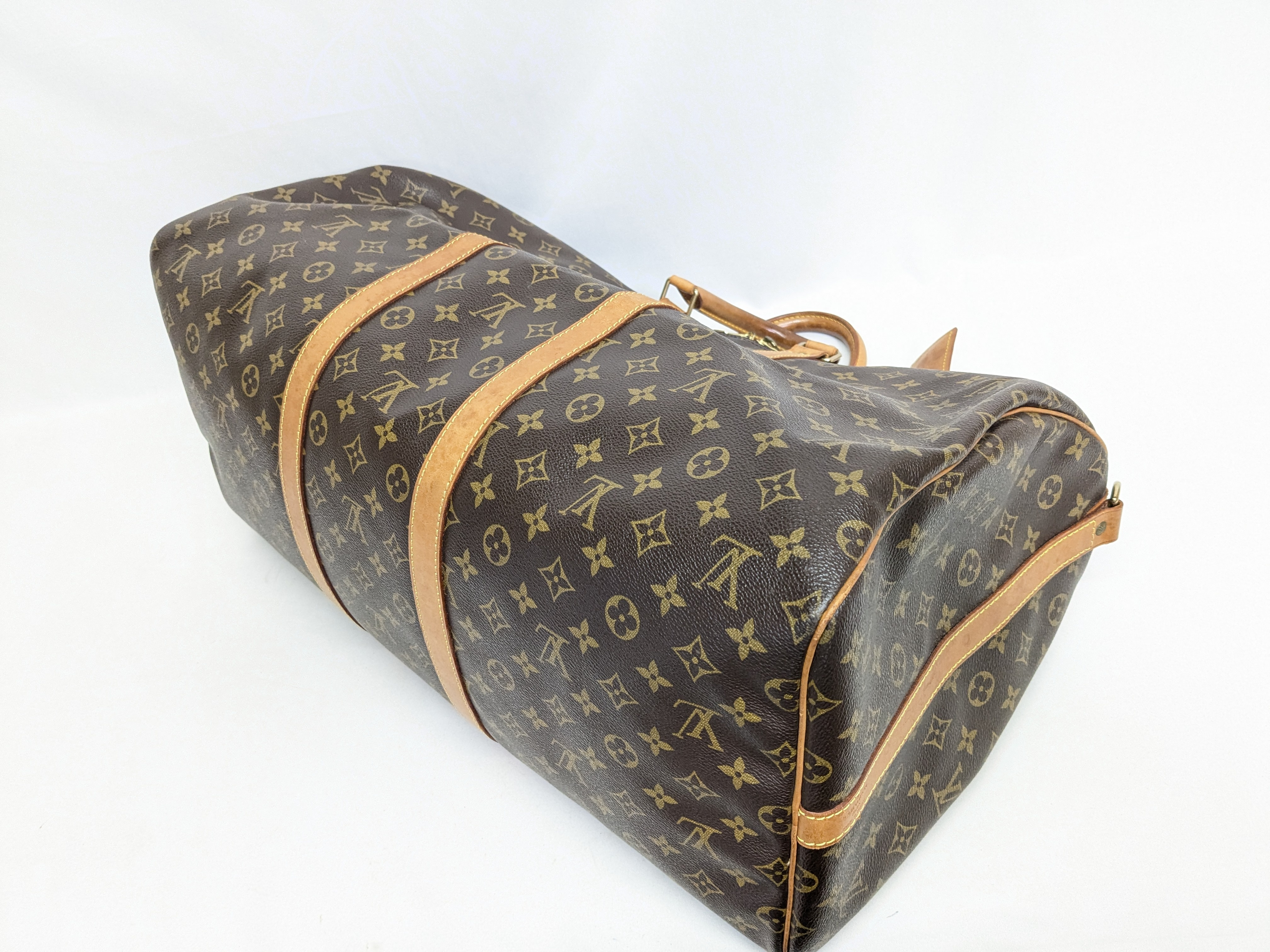 LV Monogram Keepall Bandoulière 55 Boston Bag — view 5