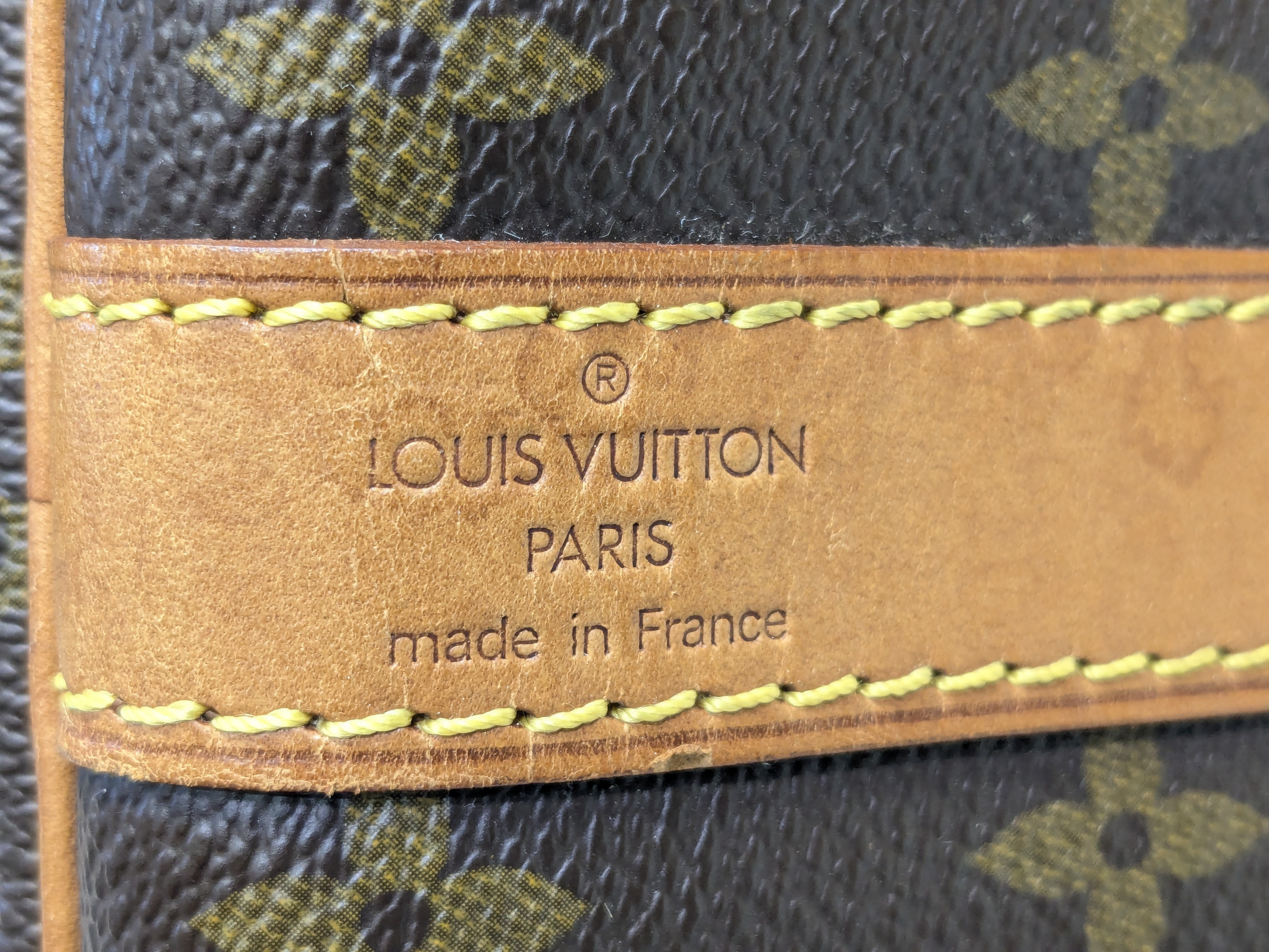 LV Monogram Keepall Bandoulière 55 Boston Bag — view 9