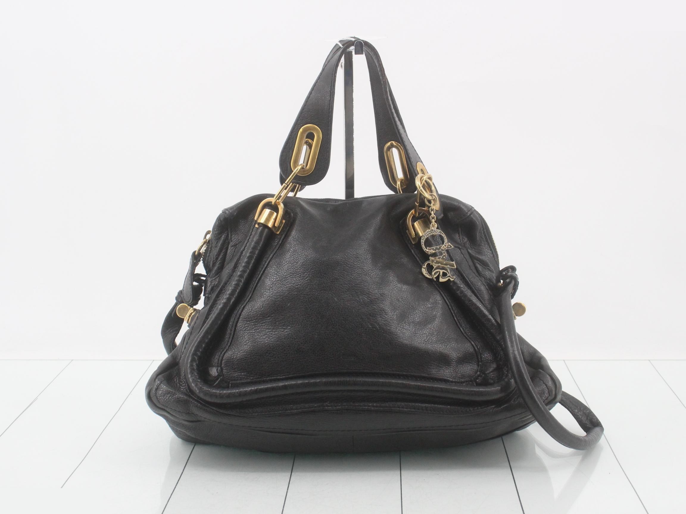 Paradis Leather 2-Way Semi-Shoulder/Handbag
