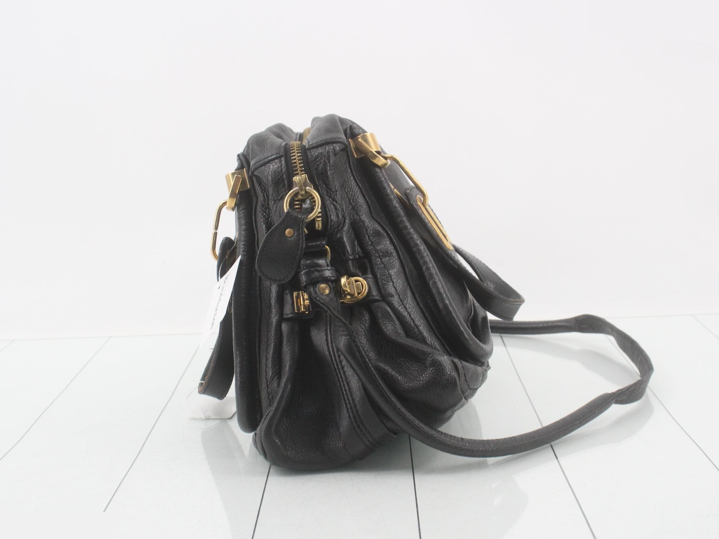 Paradis Leather 2-Way Semi-Shoulder/Handbag — view 4