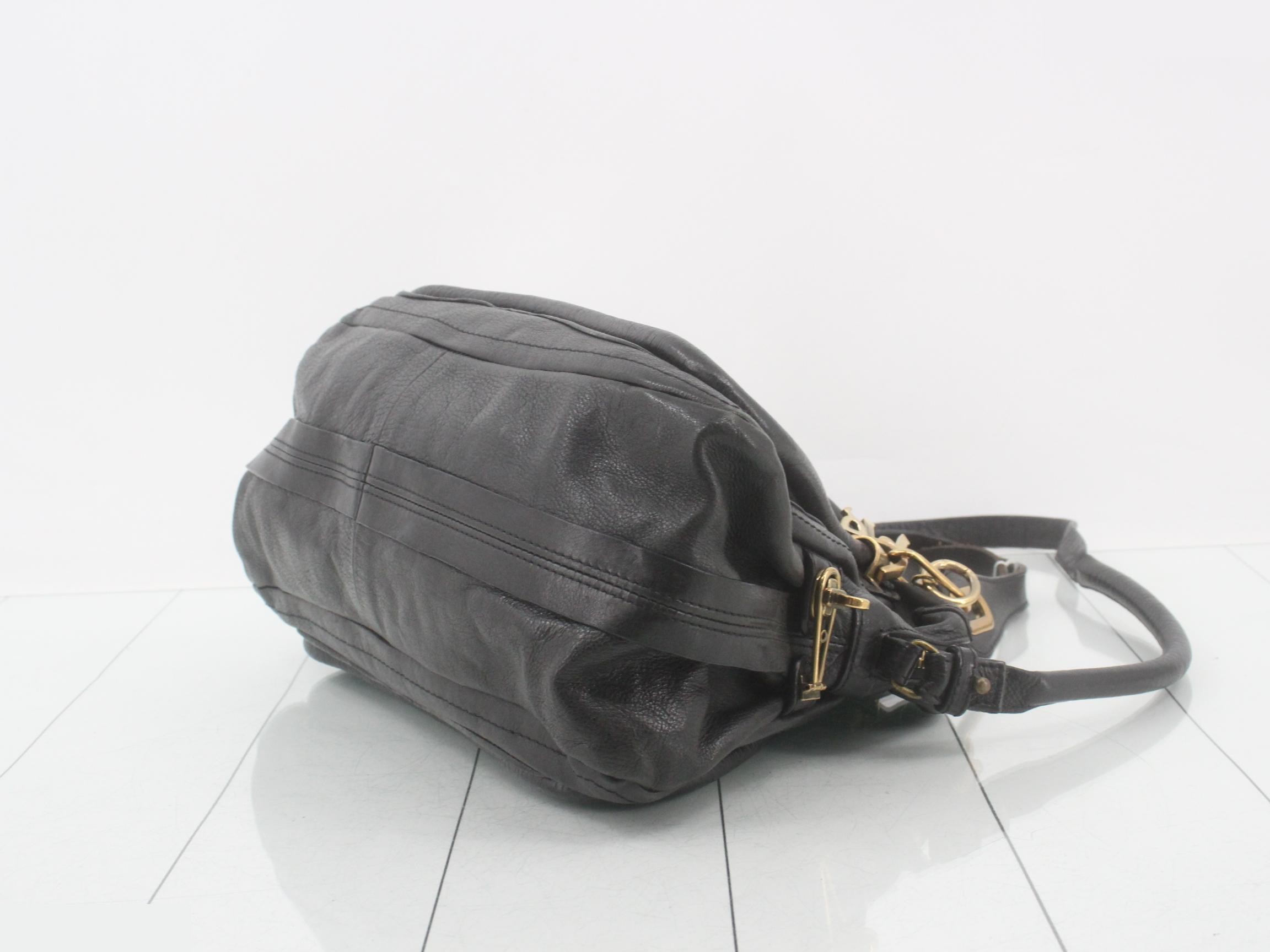 Paradis Leather 2-Way Semi-Shoulder/Handbag — view 6