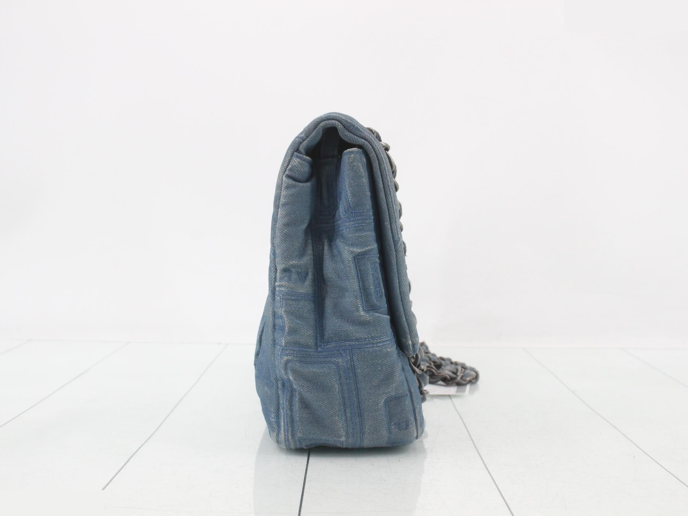 Denim shoulder bag — view 4