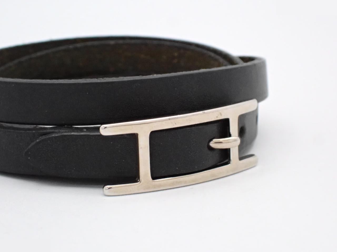 Leather bracelet "Api 3" MM black arm circumference approx. 15.5cm — view 3