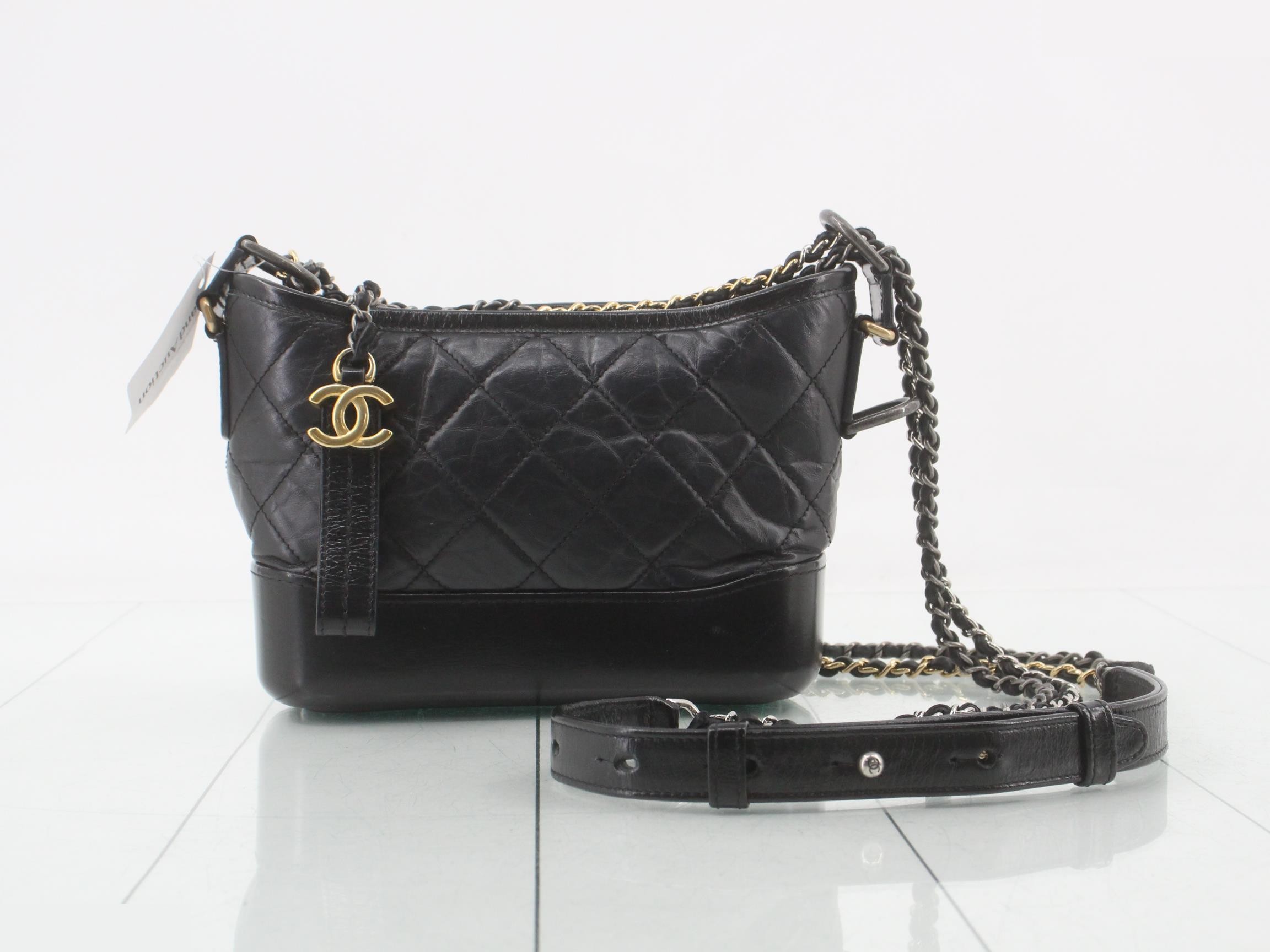 Gabrielle Vintage Calfskin Chain Shoulder Bag (with original seal)