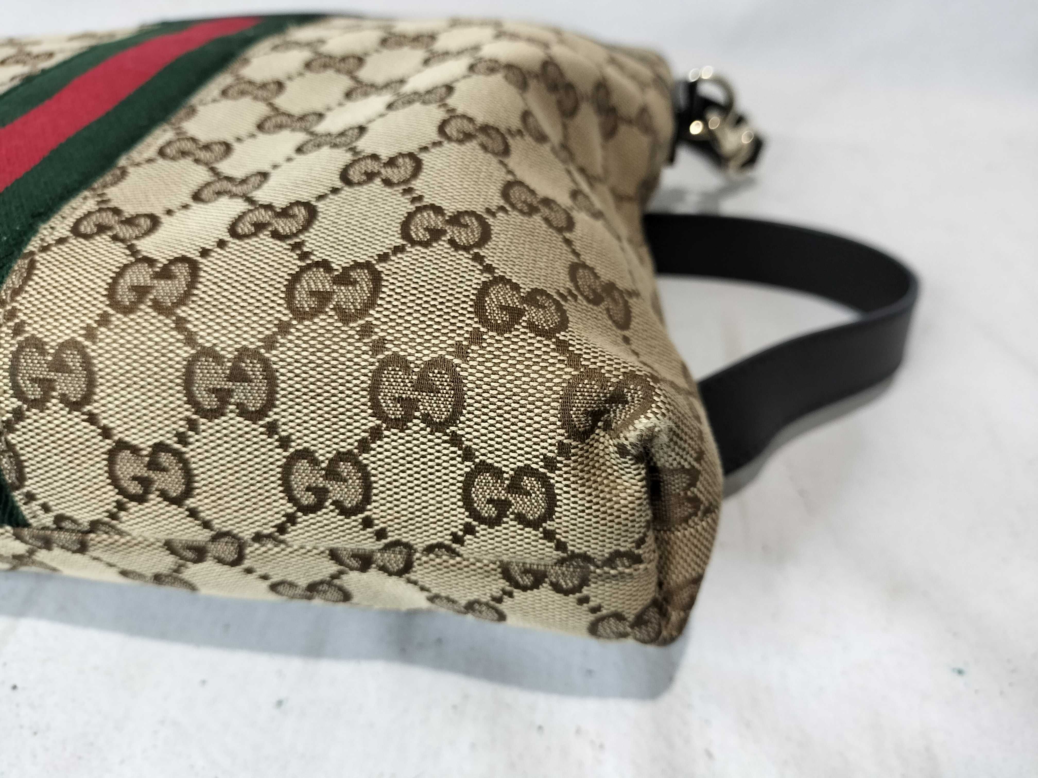 GG Canvas Sherry Line Shoulder Bag 388926 — view 7