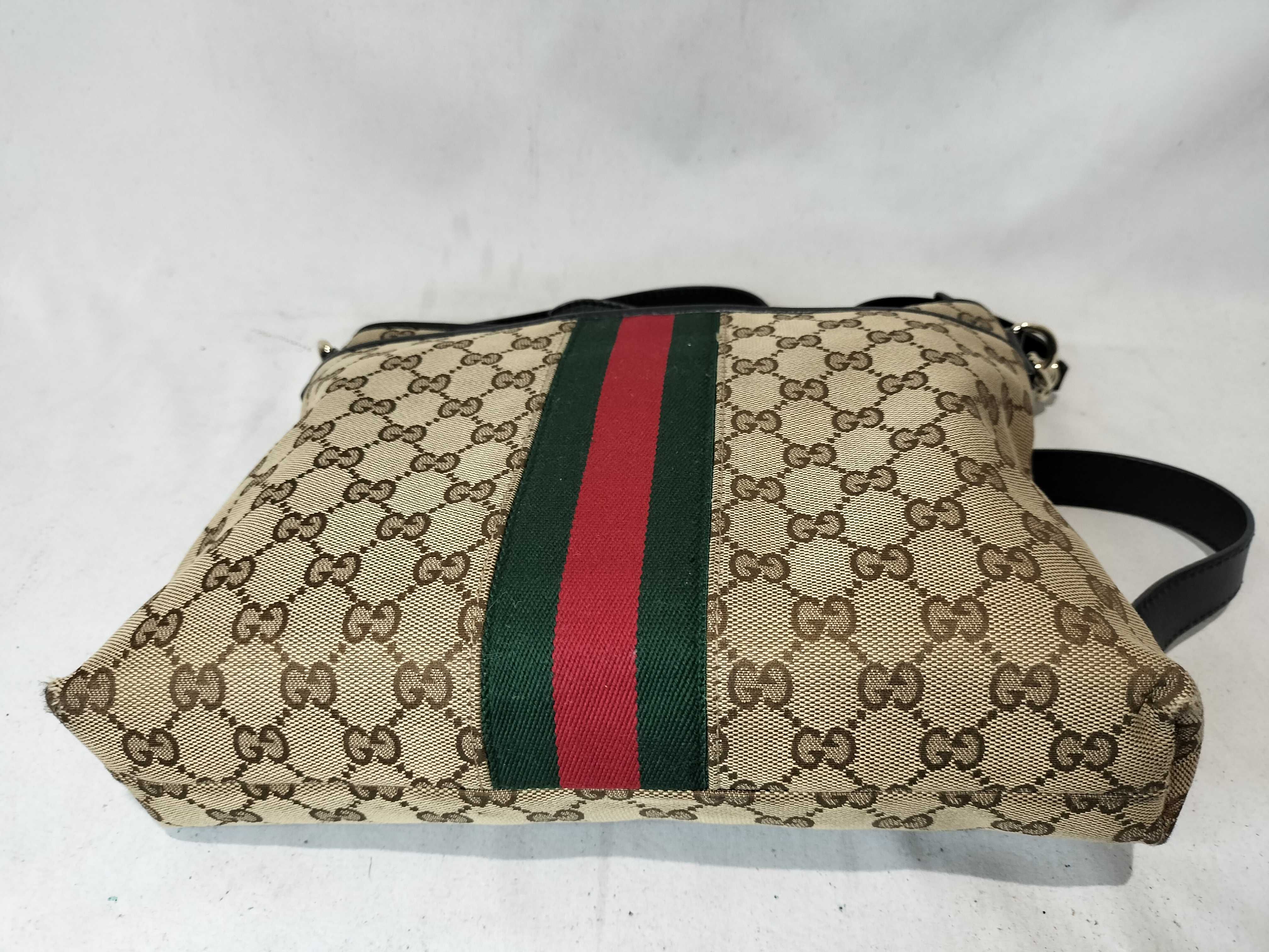 GG Canvas Sherry Line Shoulder Bag 388926 — view 8