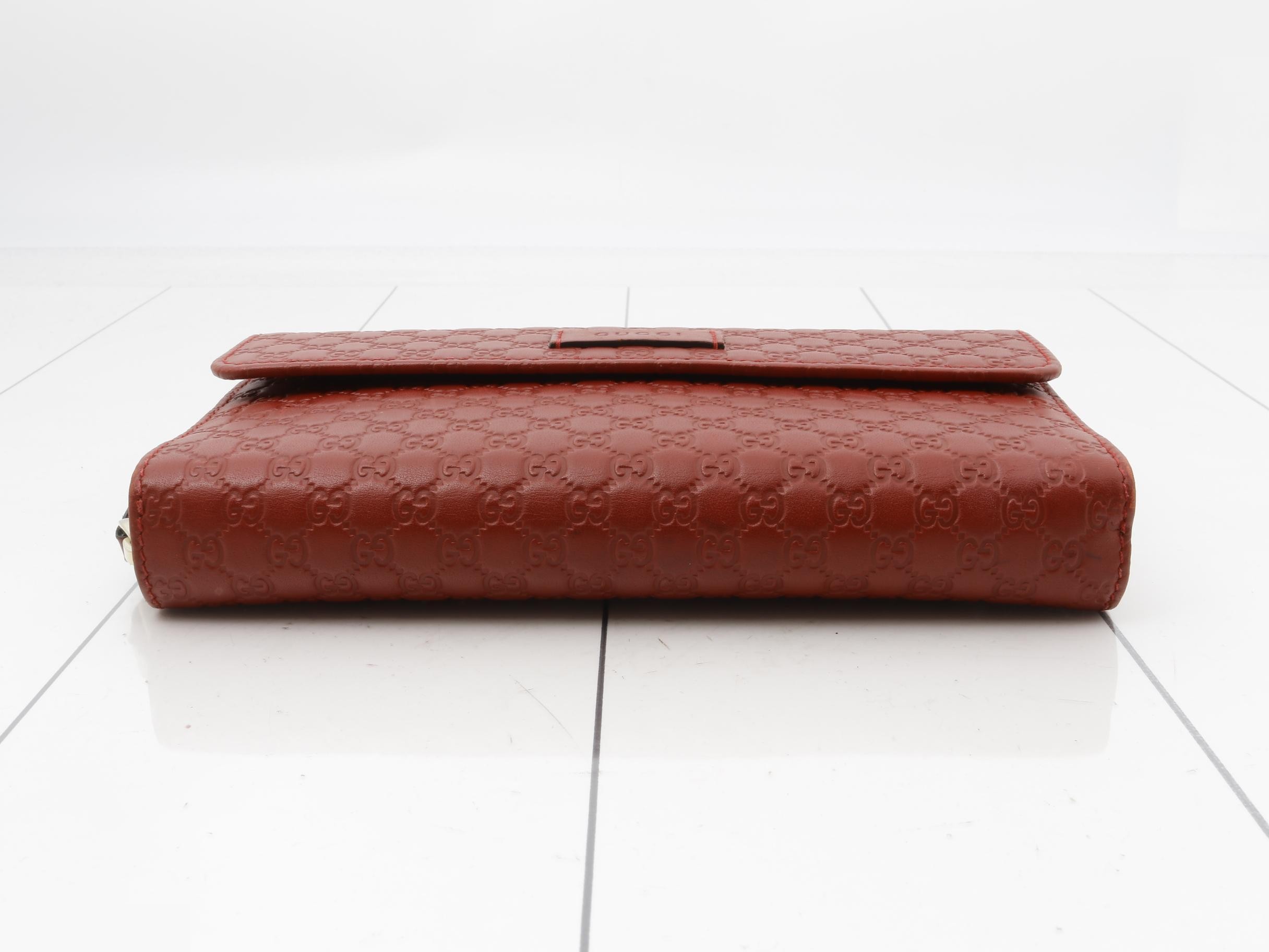 Microguccissima Tri-fold Long Wallet — view 3