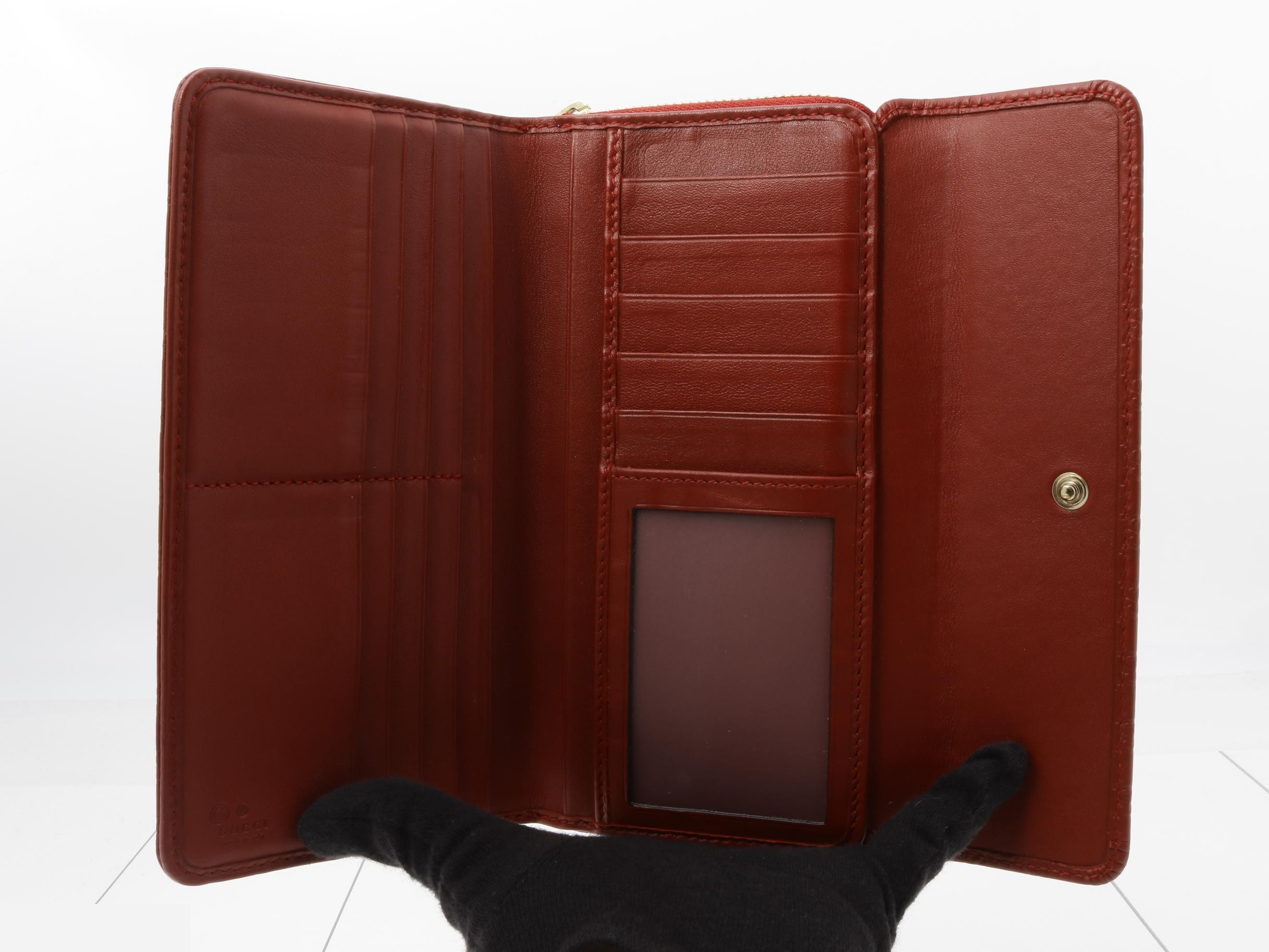 Microguccissima Tri-fold Long Wallet — view 4