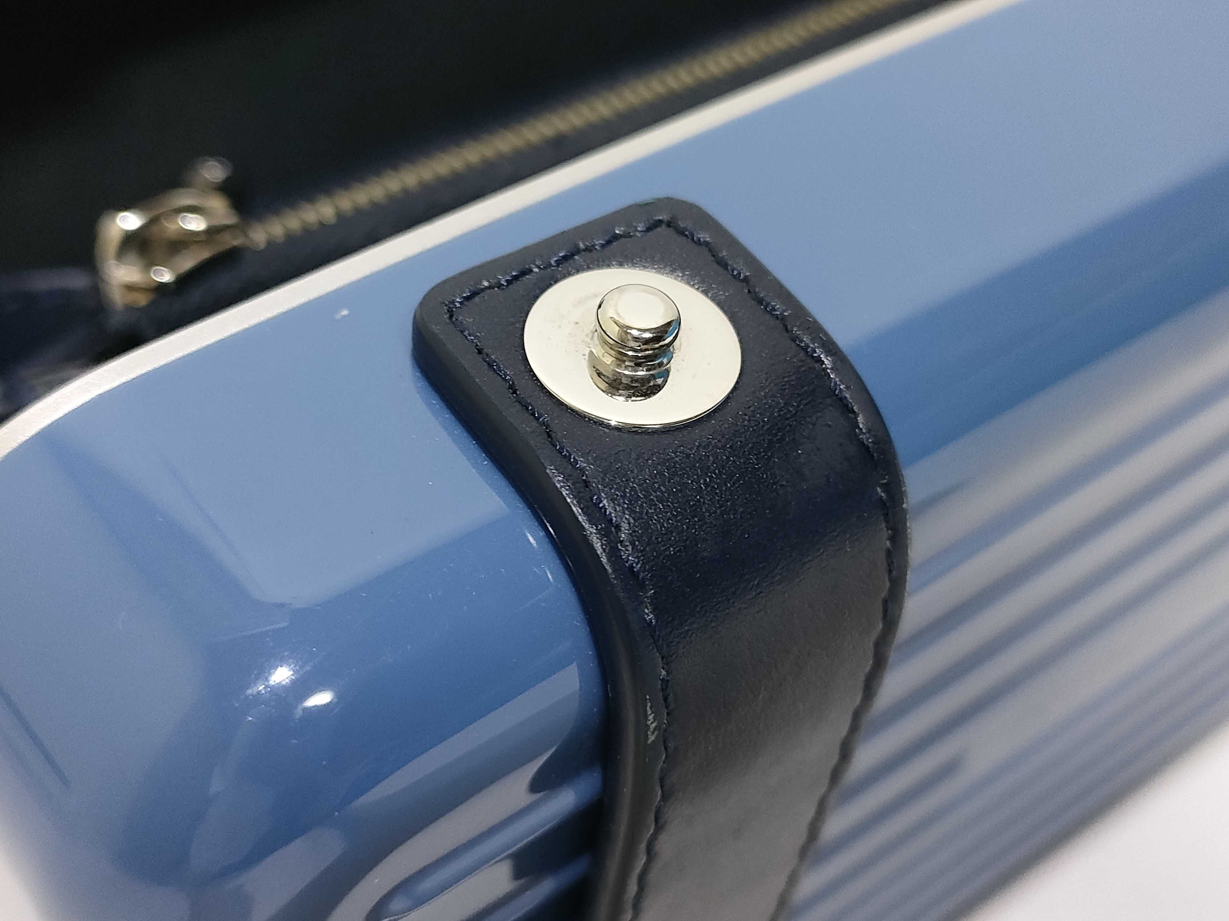 ID - Personal polycarbonate x Cowskin Shoulder bag Blue — view 12