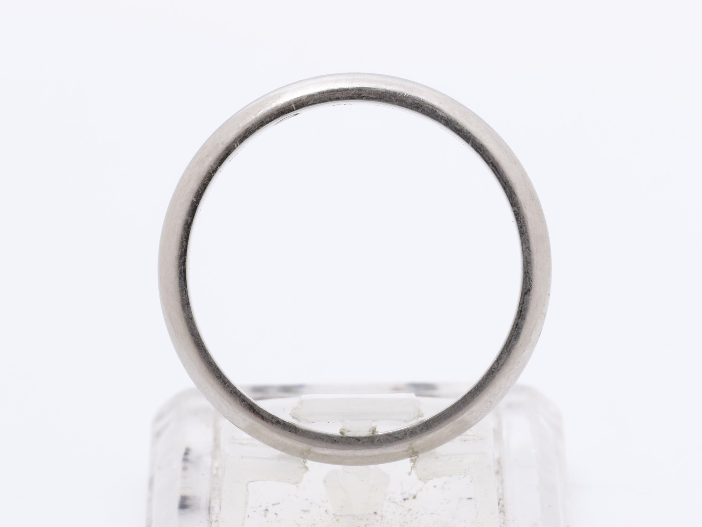 Other lines: Precious metal rings, Pt950, 4.9g, size 58 / actual size #17 — view 4